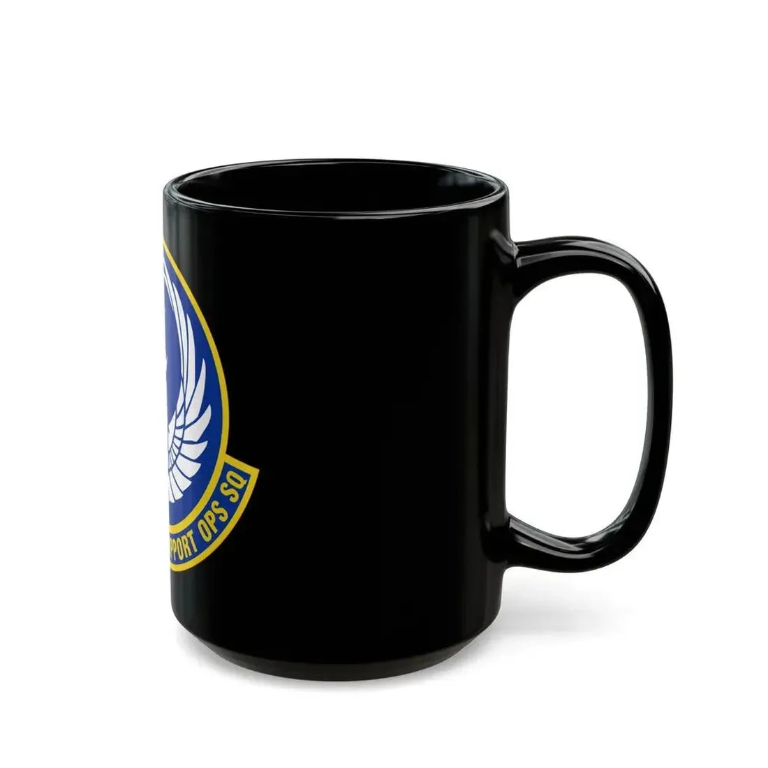 621 Mobility Support Operations Squadron AMC (U.S. Air Force) Black Coffee Mug - Go Mug Yourself