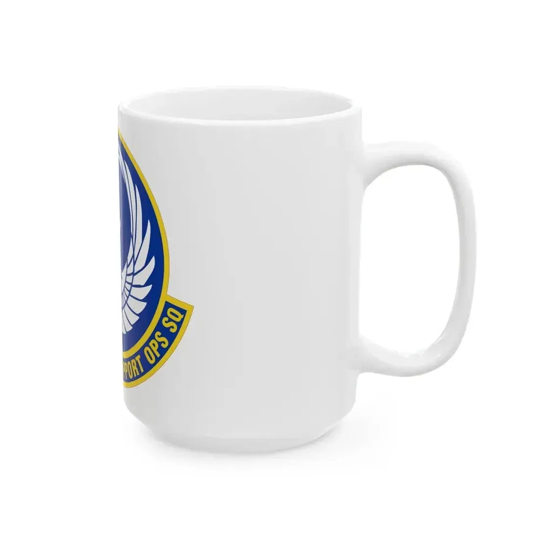 621 Mobility Support Operations Squadron AMC (U.S. Air Force) White Coffee Mug - Go Mug Yourself