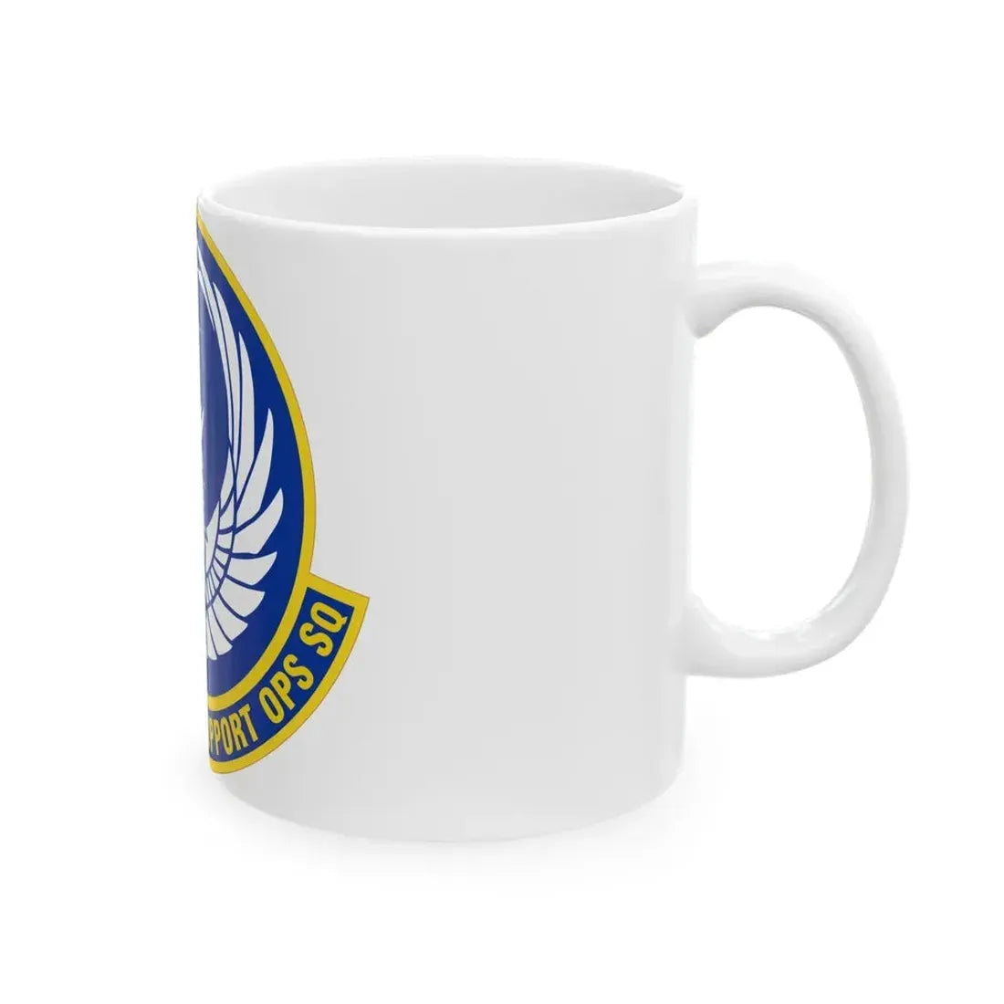 621 Mobility Support Operations Squadron AMC (U.S. Air Force) White Coffee Mug - Go Mug Yourself