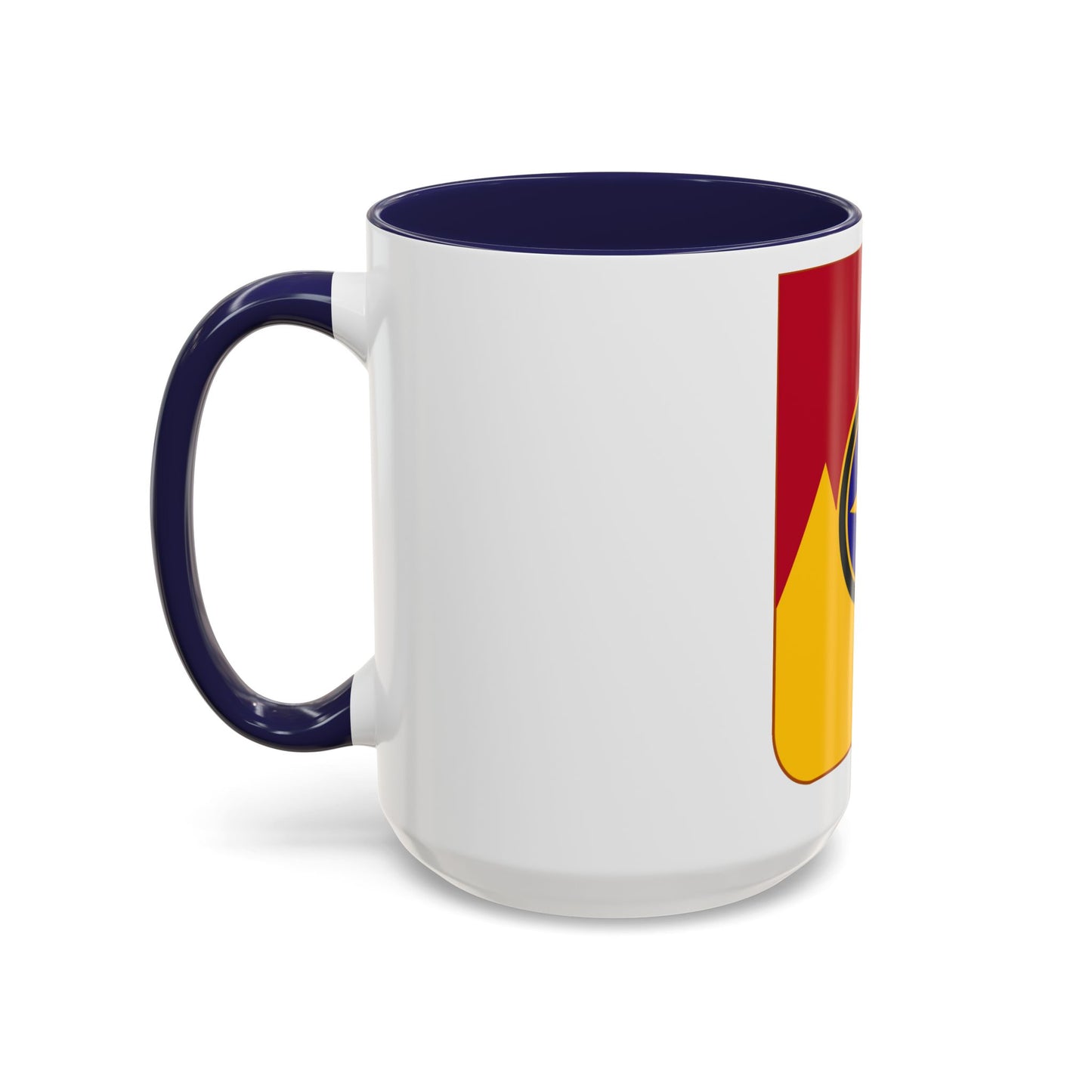 607th Armored Field Artillery Battalion v2 (U.S. Army) Accent Coffee Mug