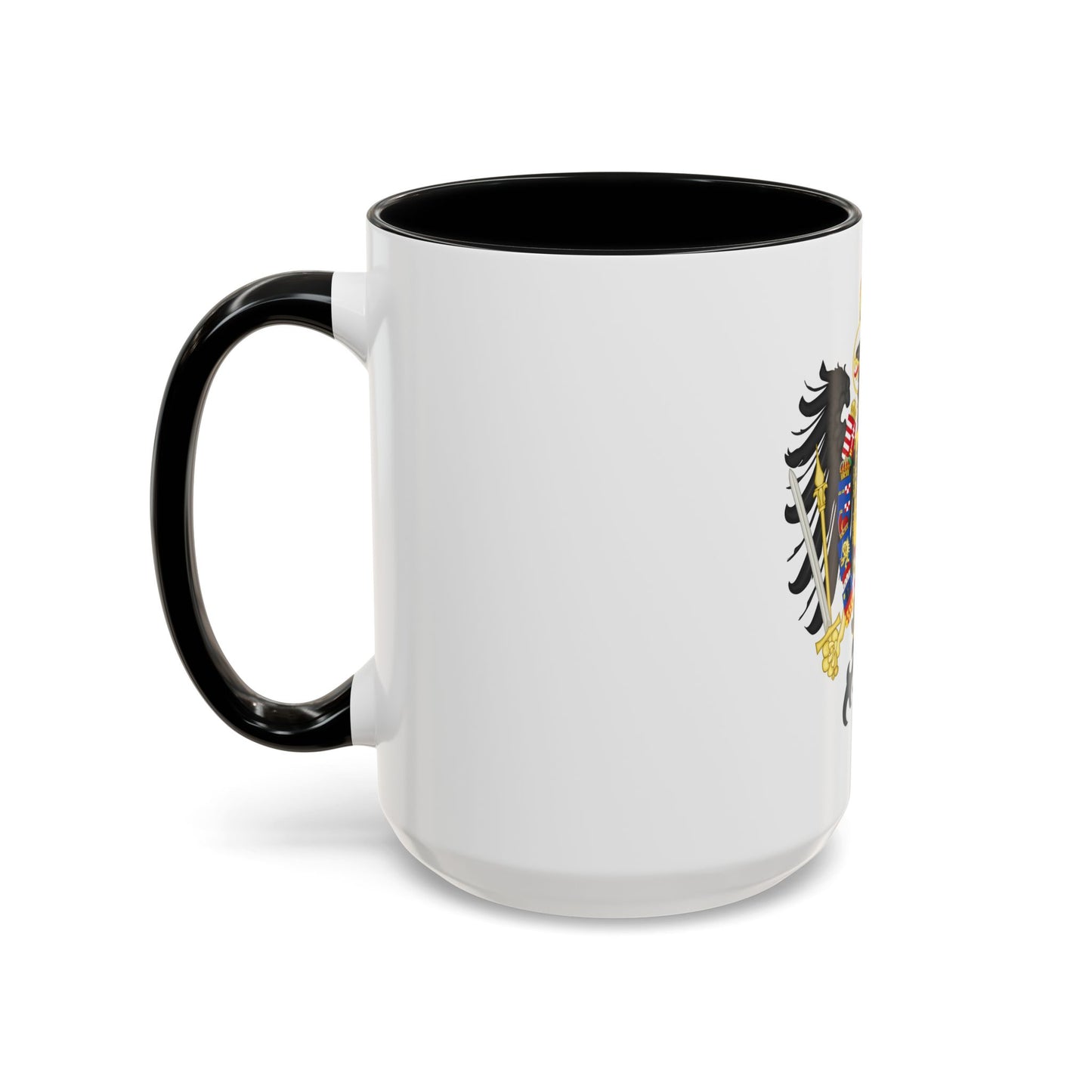 Middle Coat of Arms of Francis II, Holy Roman Emperor (1804-1806) - Accent Coffee Mug