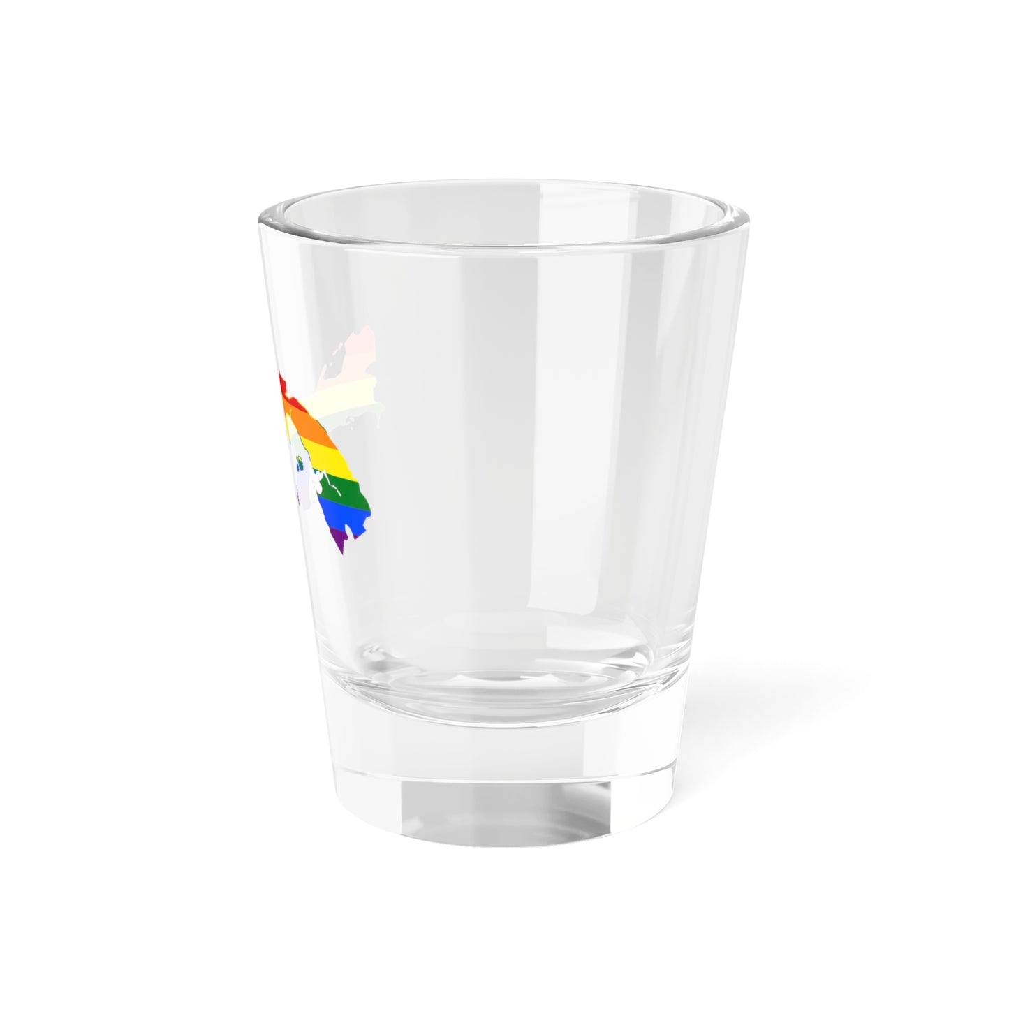 LGBT flag map of Panama (Panama) Shot Glass 1.5oz