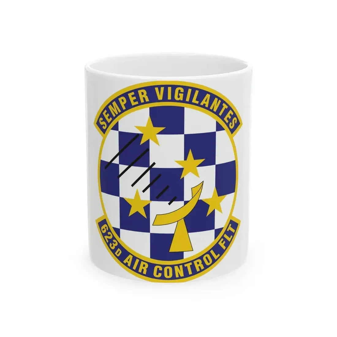 623 Air Control Squadron PACAF (U.S. Air Force) White Coffee Mug 11oz - Go Mug Yourself