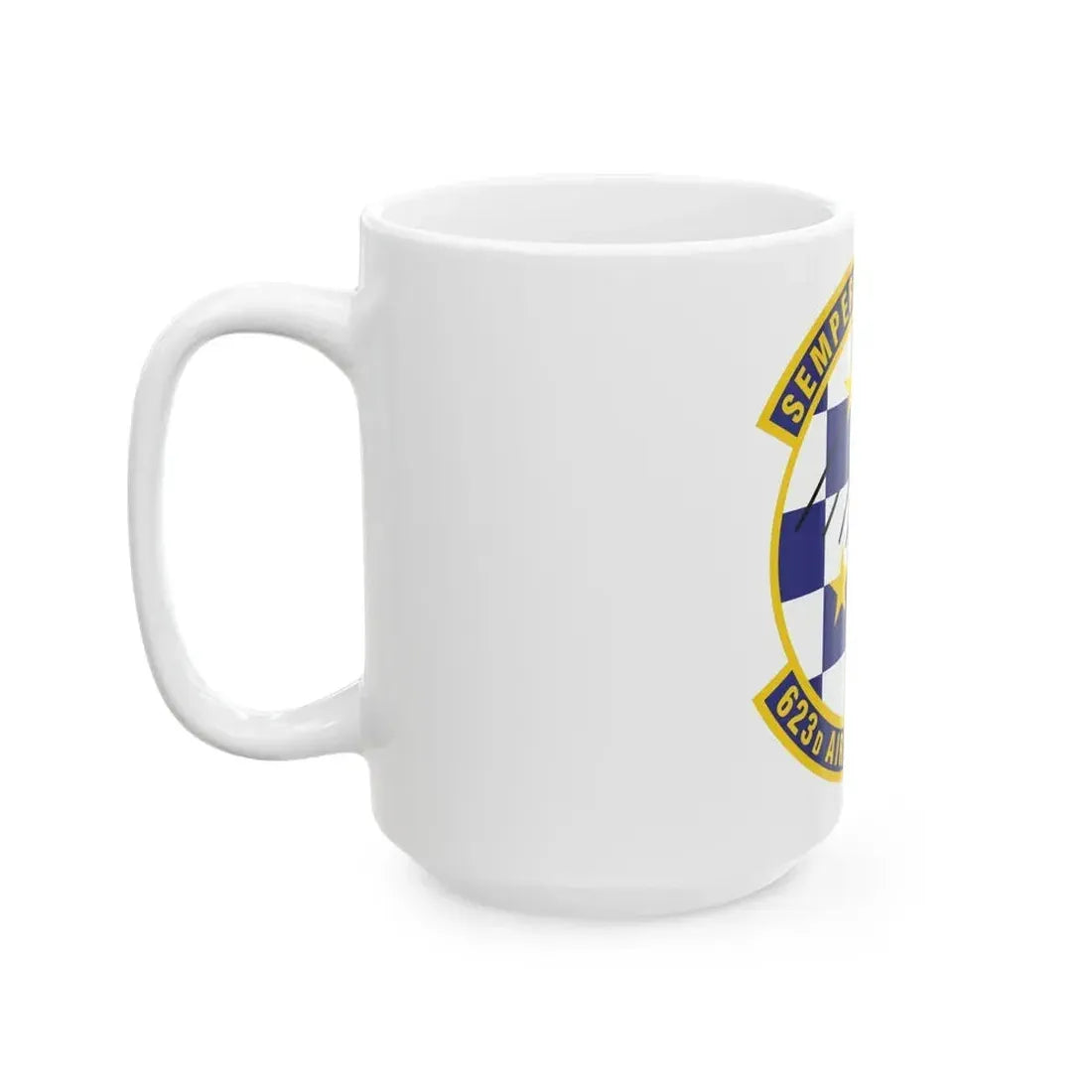 623 Air Control Squadron PACAF (U.S. Air Force) White Coffee Mug - Go Mug Yourself