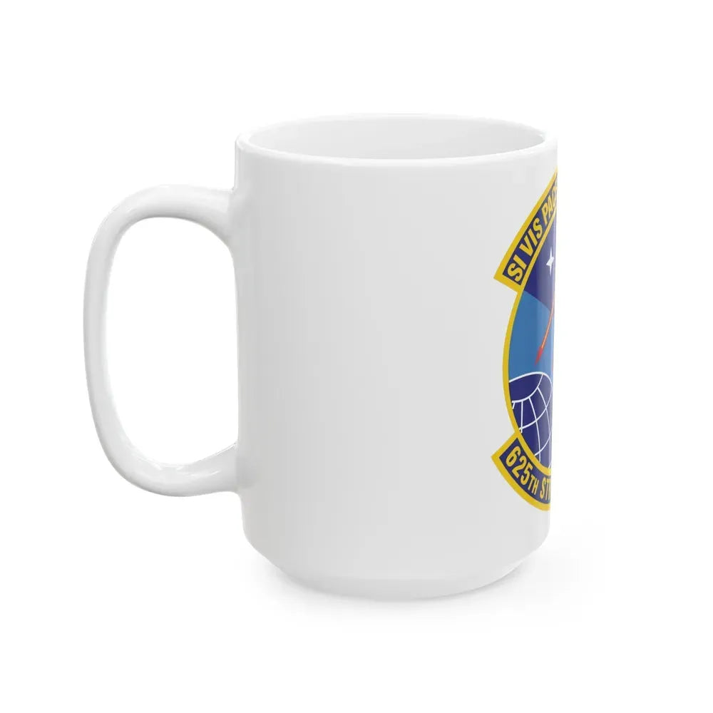 625 Strategic Operations Sq AFGSC (U.S. Air Force) White Coffee Mug - Go Mug Yourself