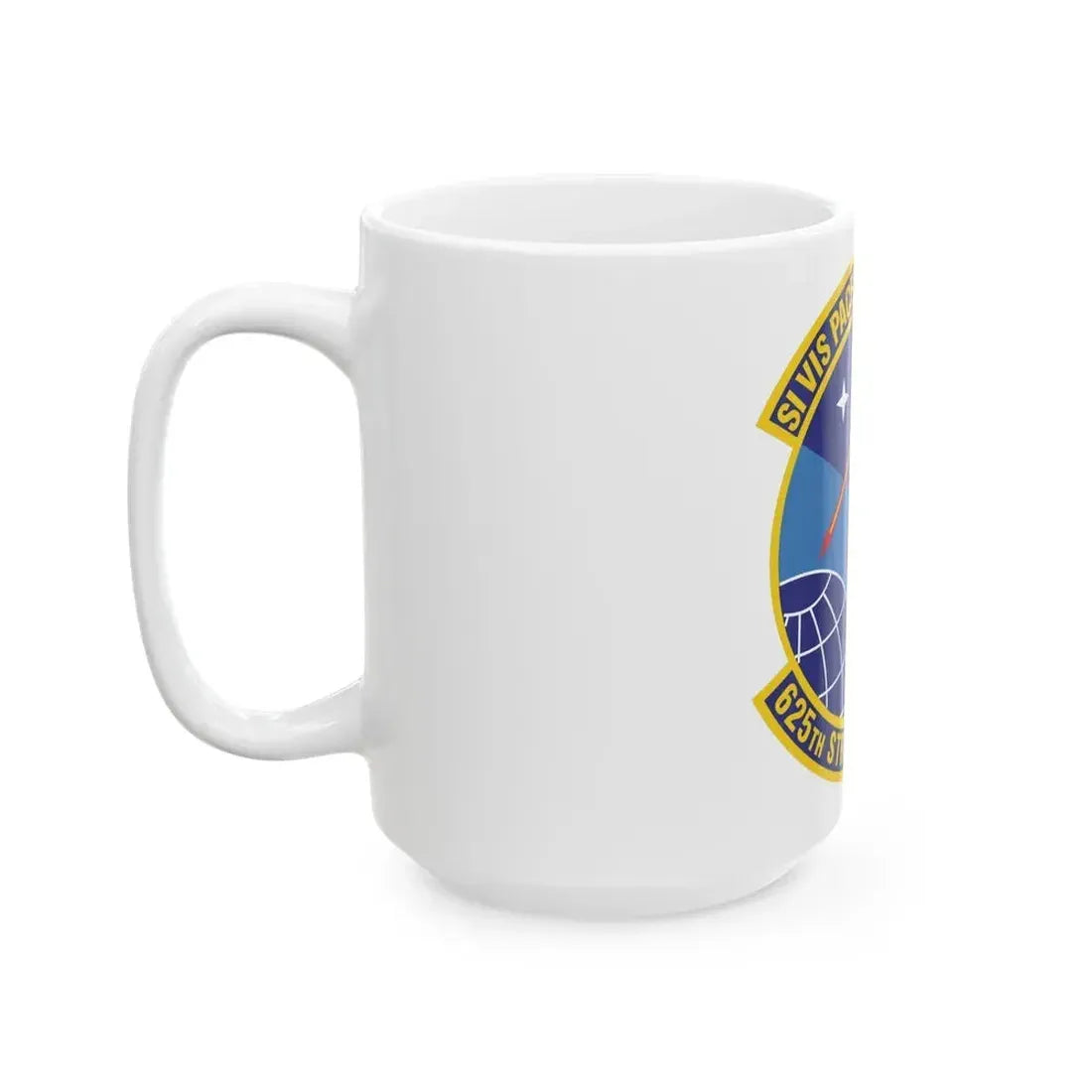 625 Strategic Operations Sq AFGSC (U.S. Air Force) White Coffee Mug - Go Mug Yourself