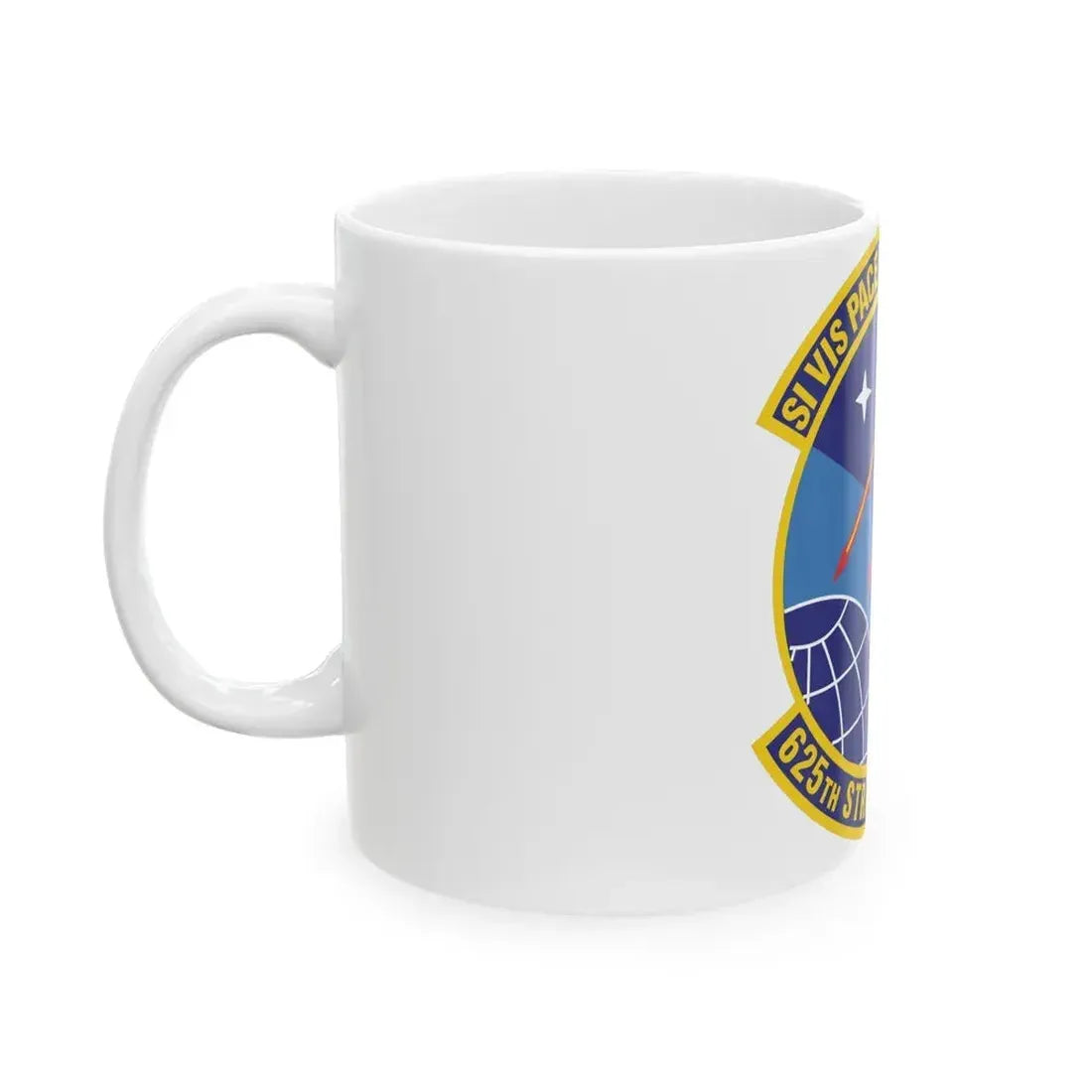 625 Strategic Operations Sq AFGSC (U.S. Air Force) White Coffee Mug - Go Mug Yourself