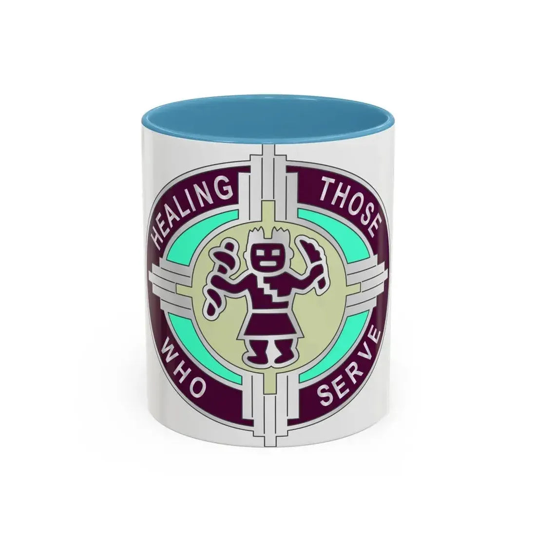 6251 US Hospital (U.S. Army) Accent Coffee Mug 11oz Light Blue - Go Mug Yourself