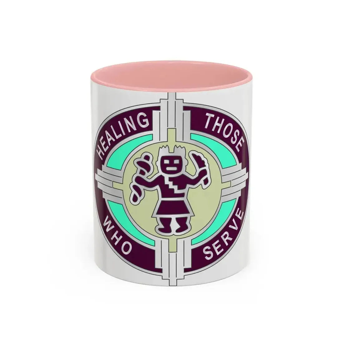 6251 US Hospital (U.S. Army) Accent Coffee Mug 11oz Pink - Go Mug Yourself