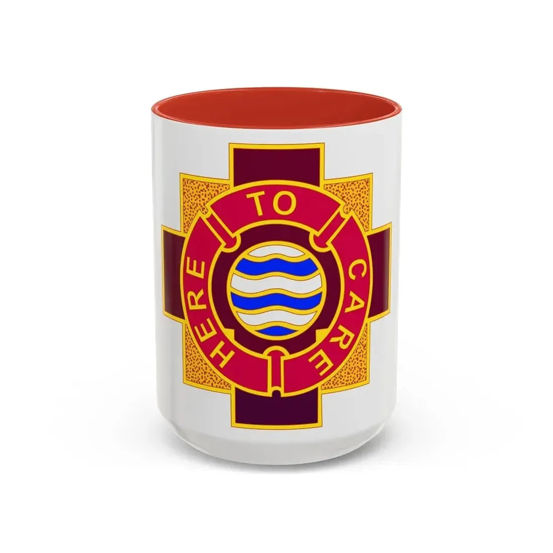 6253 US Hospital (U.S. Army) Accent Coffee Mug 11oz Pink - Go Mug Yourself