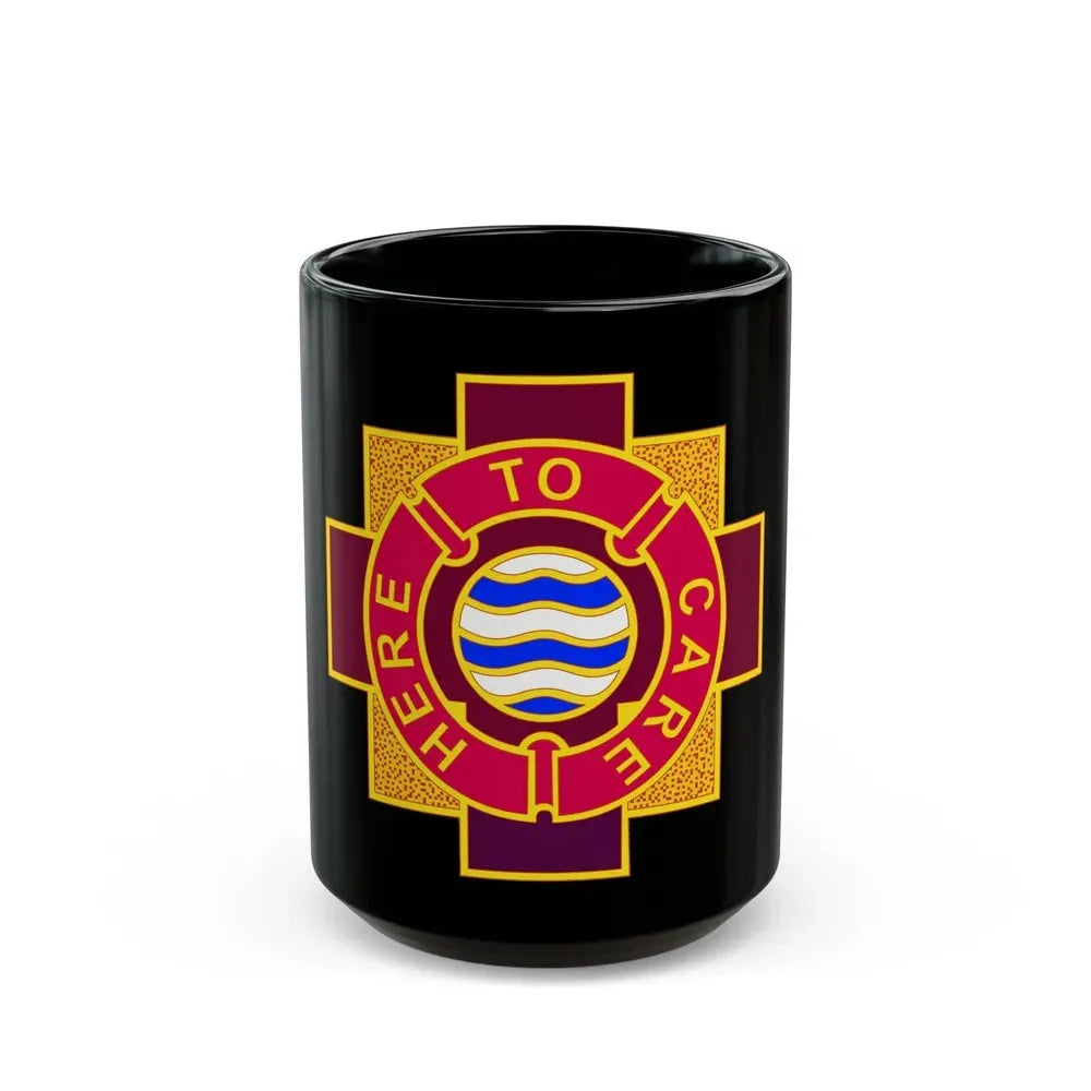 6253 US Hospital (U.S. Army) Black Coffee Mug 15oz - Go Mug Yourself