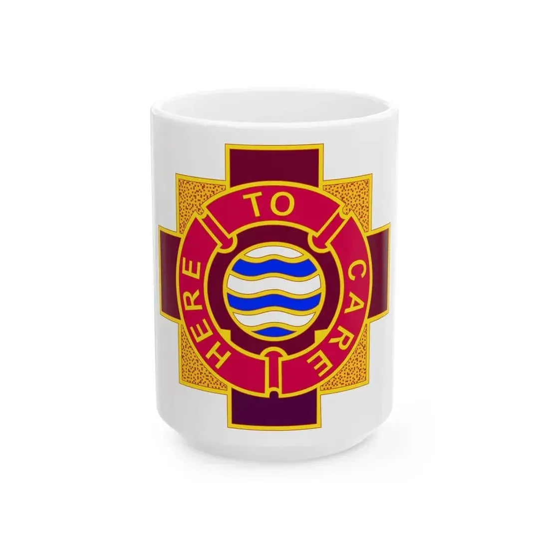 6253 US Hospital (U.S. Army) White Coffee Mug 15oz - Go Mug Yourself