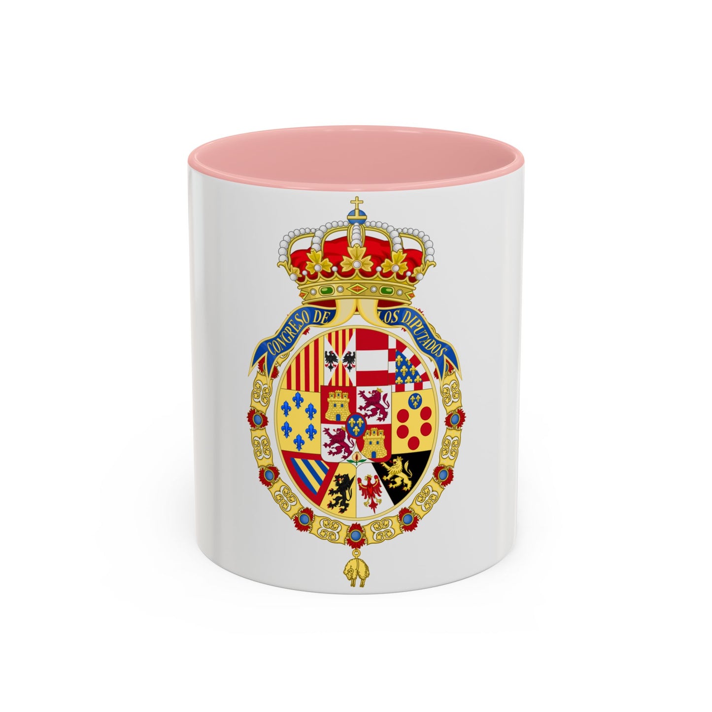 Coat of Arms of the Congress of Spain - Accent Coffee Mug