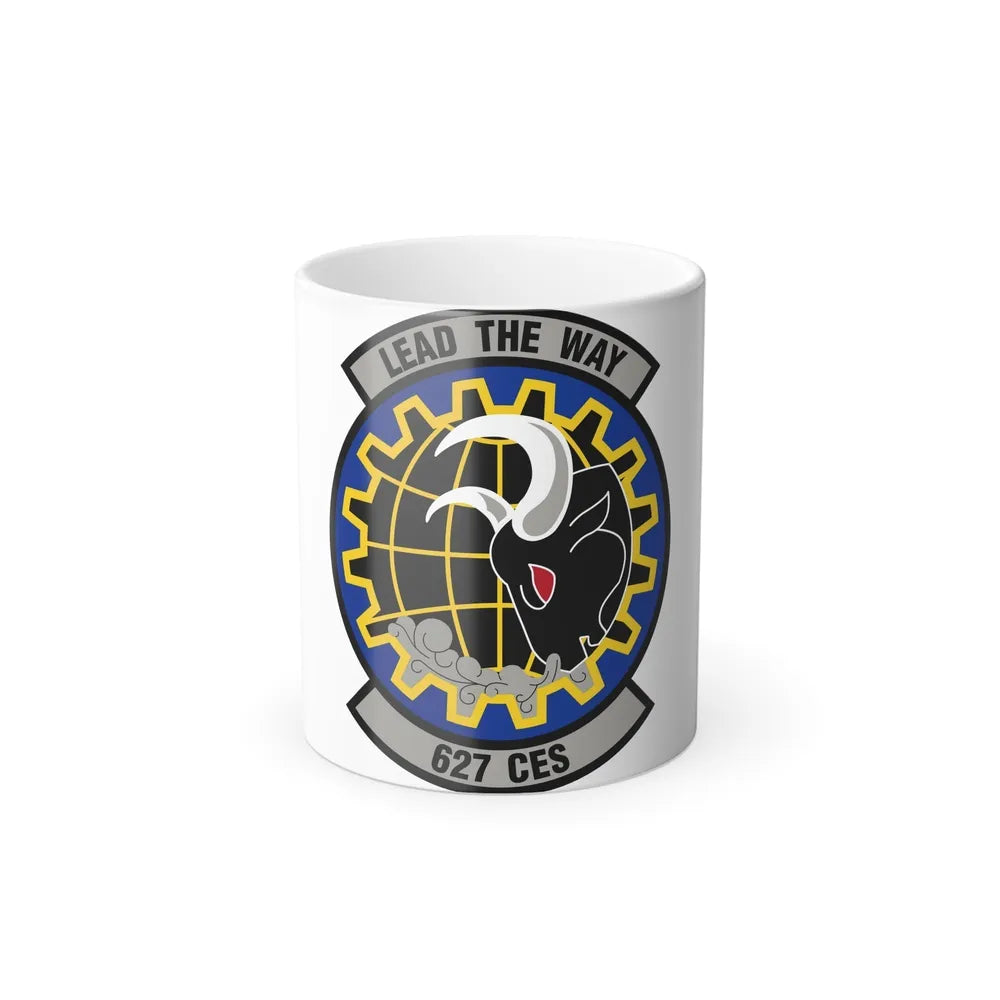 627 Civil Engineer Squadron AMC (U.S. Air Force) Color Changing Mug-11oz-Go Mug Yourself