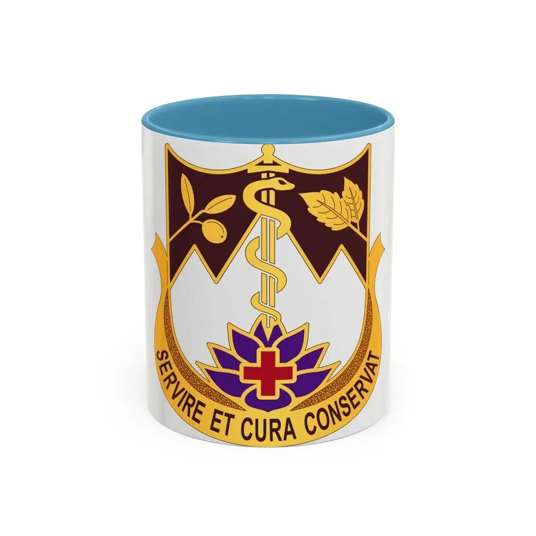 627 Hospital Center (U.S. Army) Accent Coffee Mug 11oz Light Blue - Go Mug Yourself