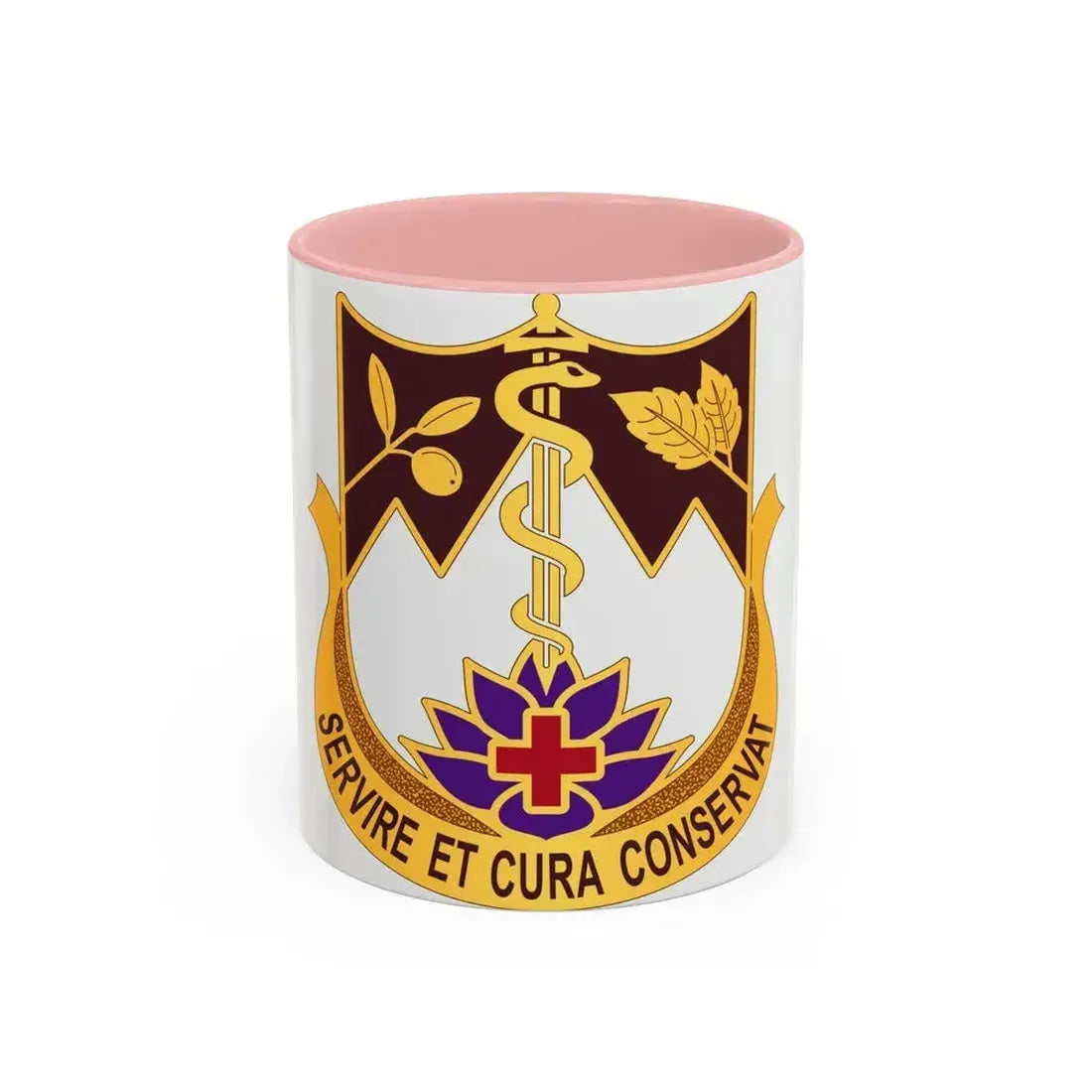 627 Hospital Center (U.S. Army) Accent Coffee Mug 11oz Pink - Go Mug Yourself
