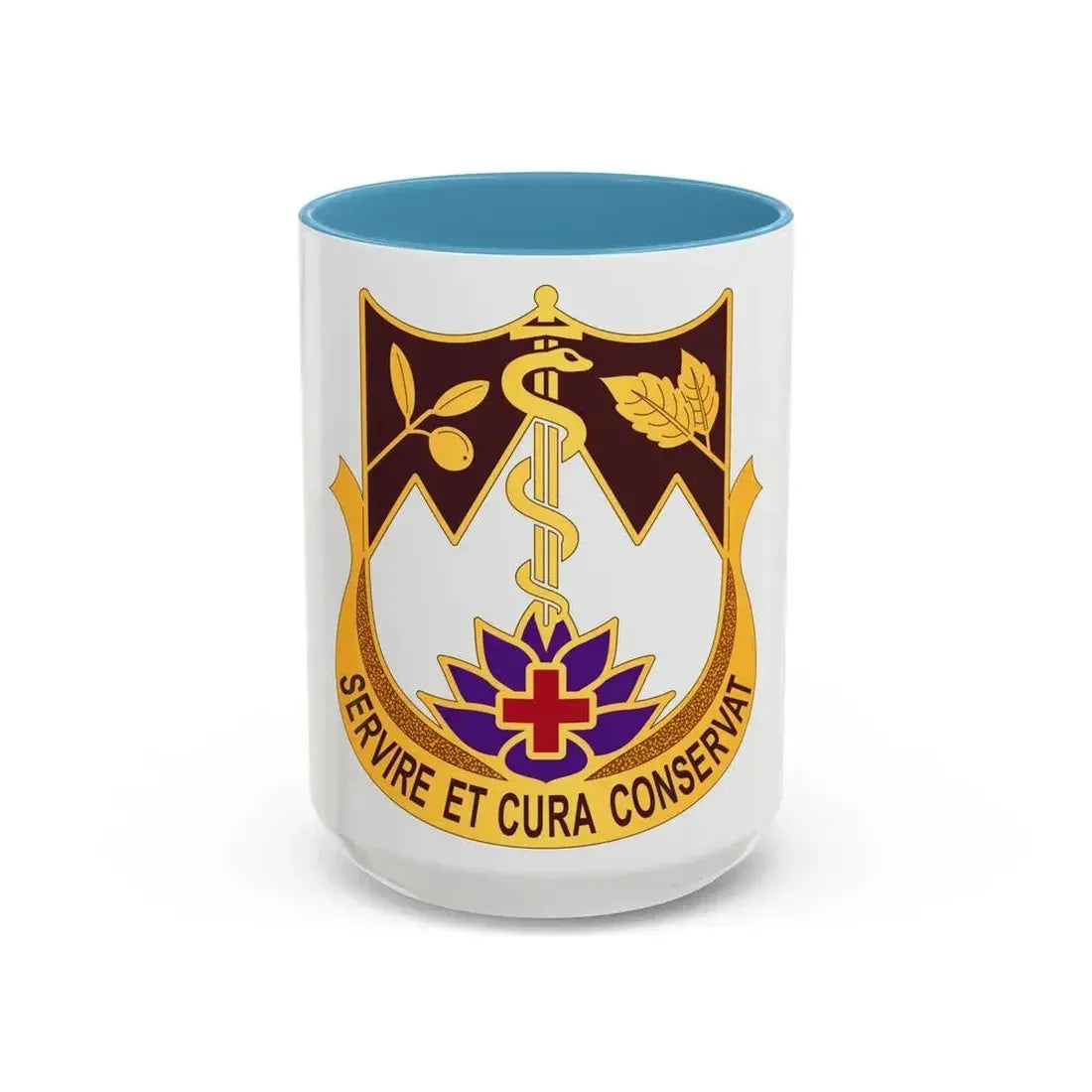 627 Hospital Center (U.S. Army) Accent Coffee Mug 15oz Light Blue - Go Mug Yourself