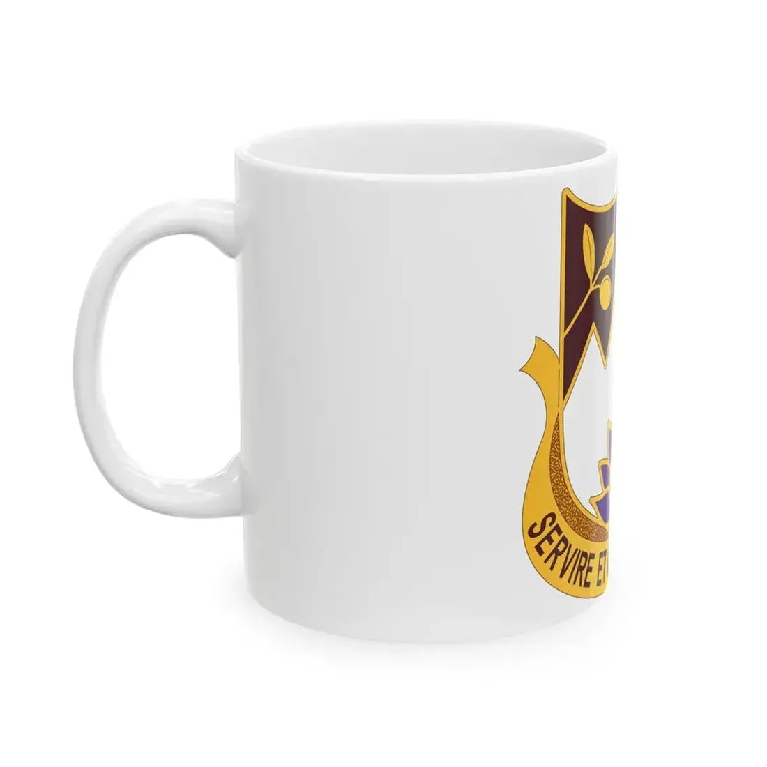 627 Hospital Center (U.S. Army) White Coffee Mug - Go Mug Yourself