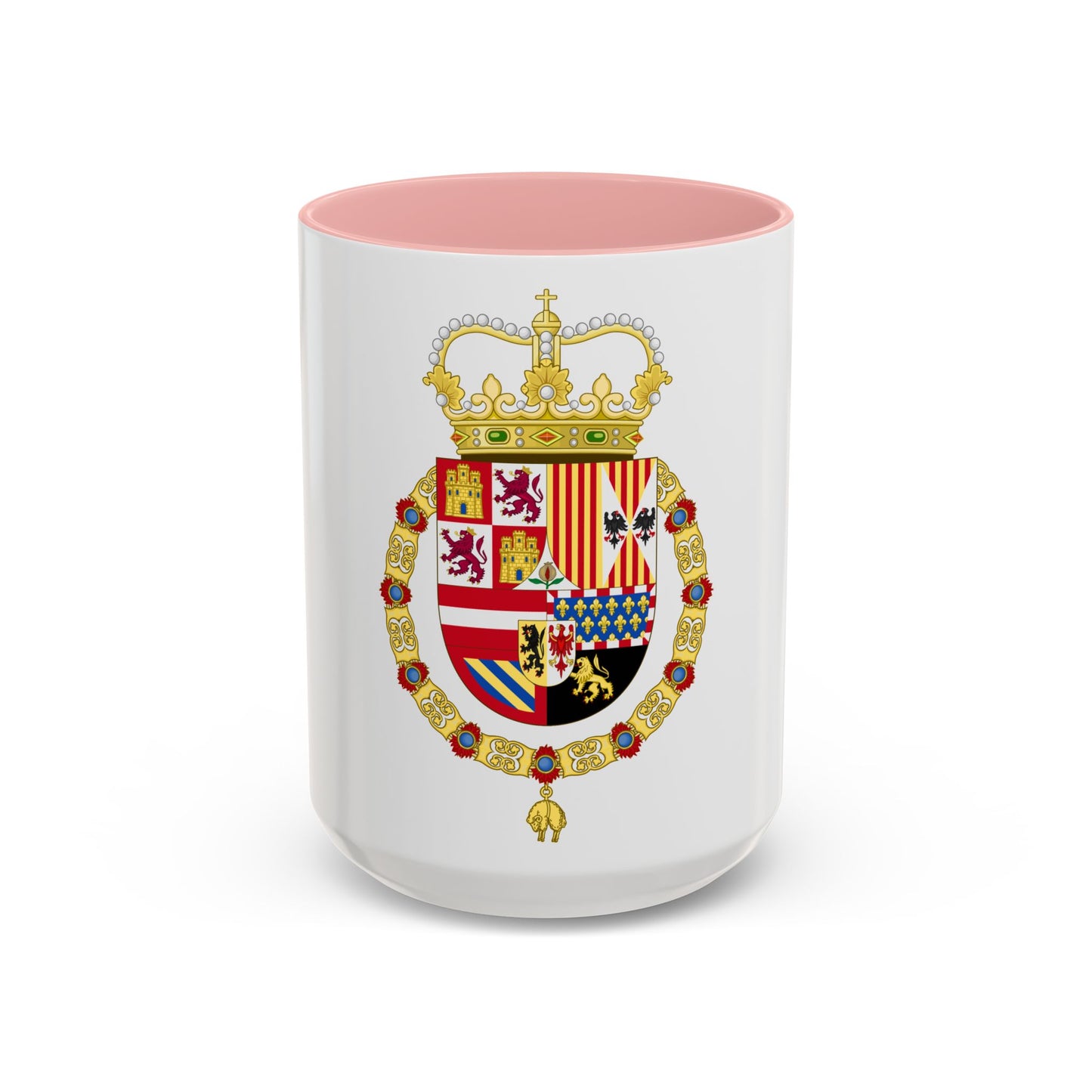 Coat of Arms of Charles II of Spain (1668-1700) - Accent Coffee Mug
