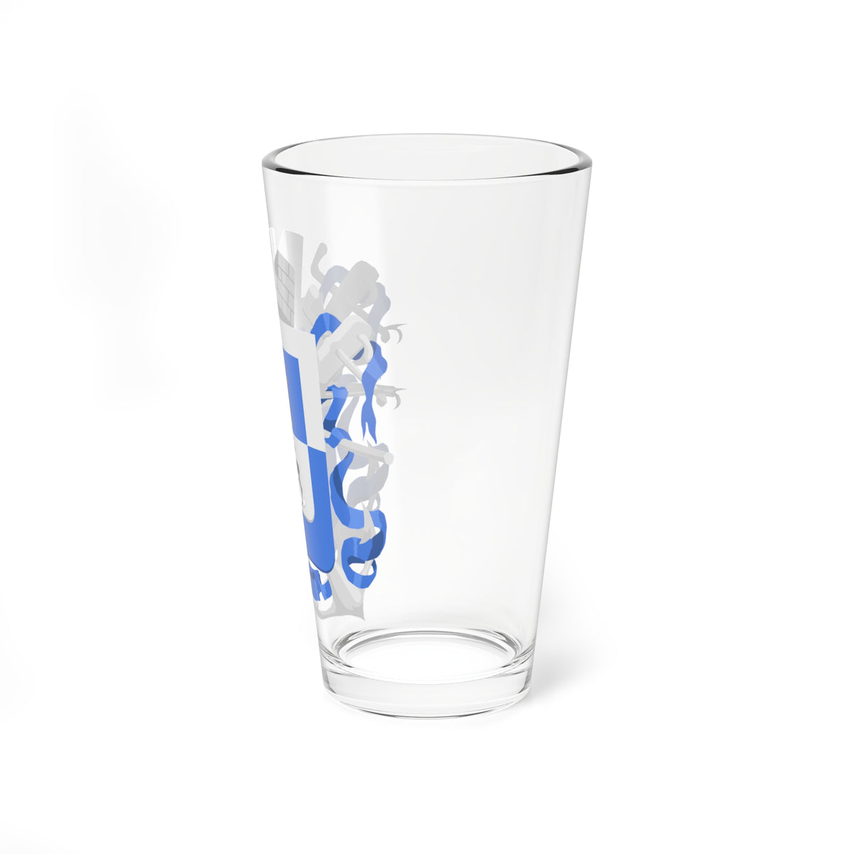 Mariehamn coat of arms 1881 (Finland) (Coat of Arms) Pint Glass 16oz