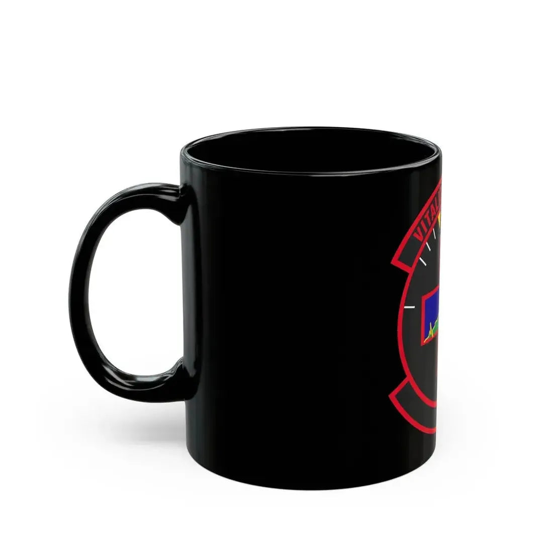 628 Healthcare Operations Squadron AMC (U.S. Air Force) Black Coffee Mug - Go Mug Yourself