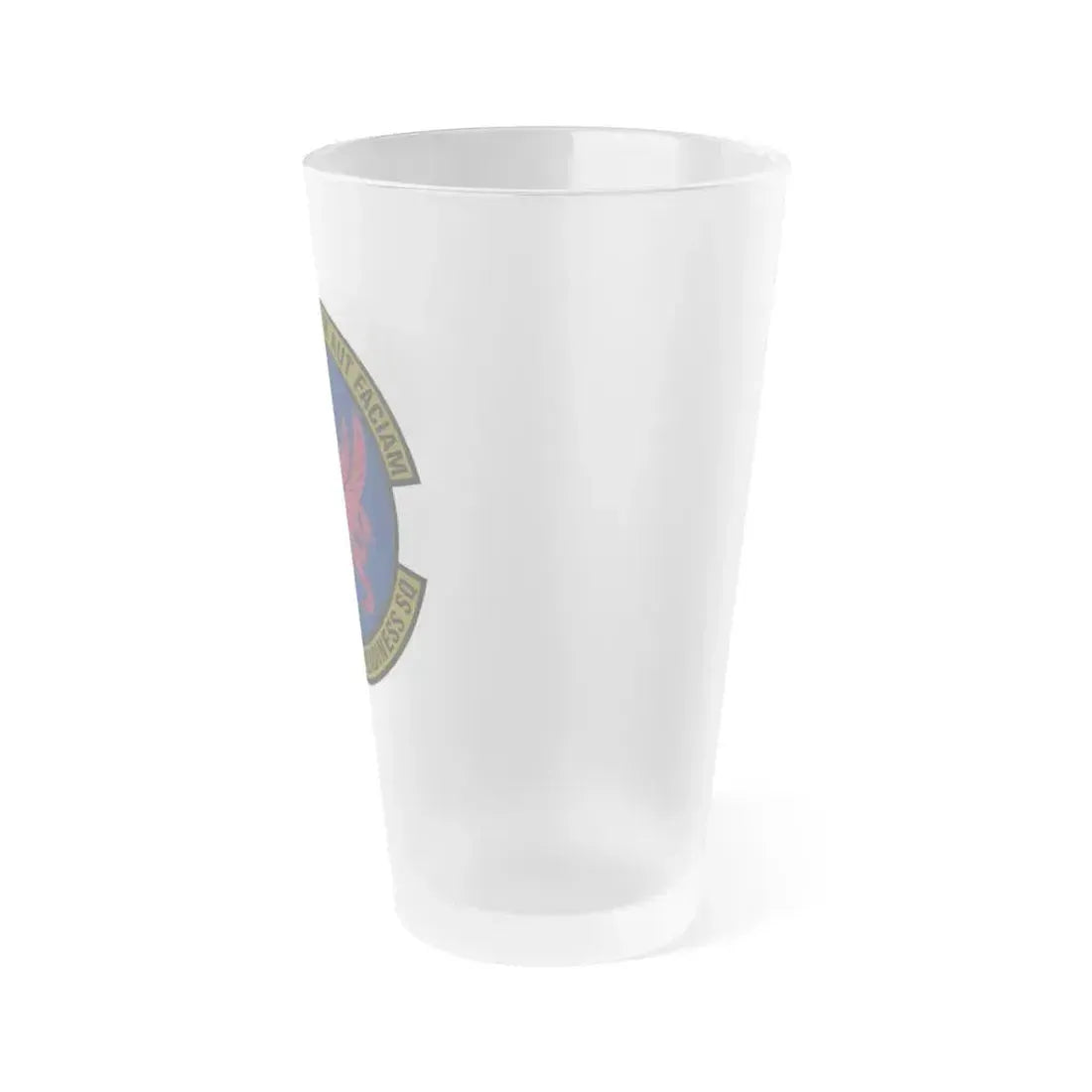 628 Logistics Readiness Squadron AMC (U.S. Air Force) Frosted Pint Glass 16oz - Go Mug Yourself