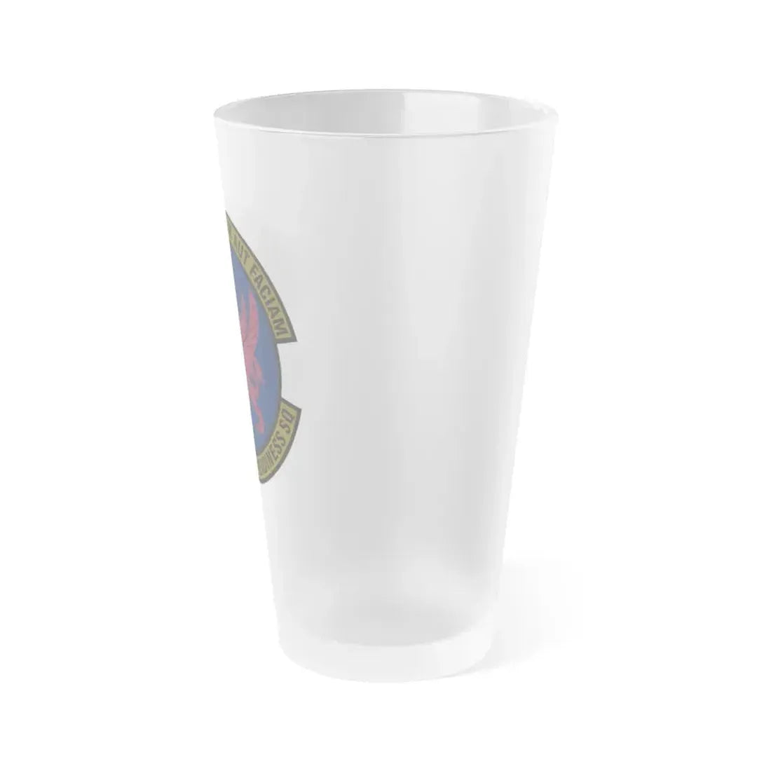 628 Logistics Readiness Squadron AMC (U.S. Air Force) Frosted Pint Glass 16oz - Go Mug Yourself