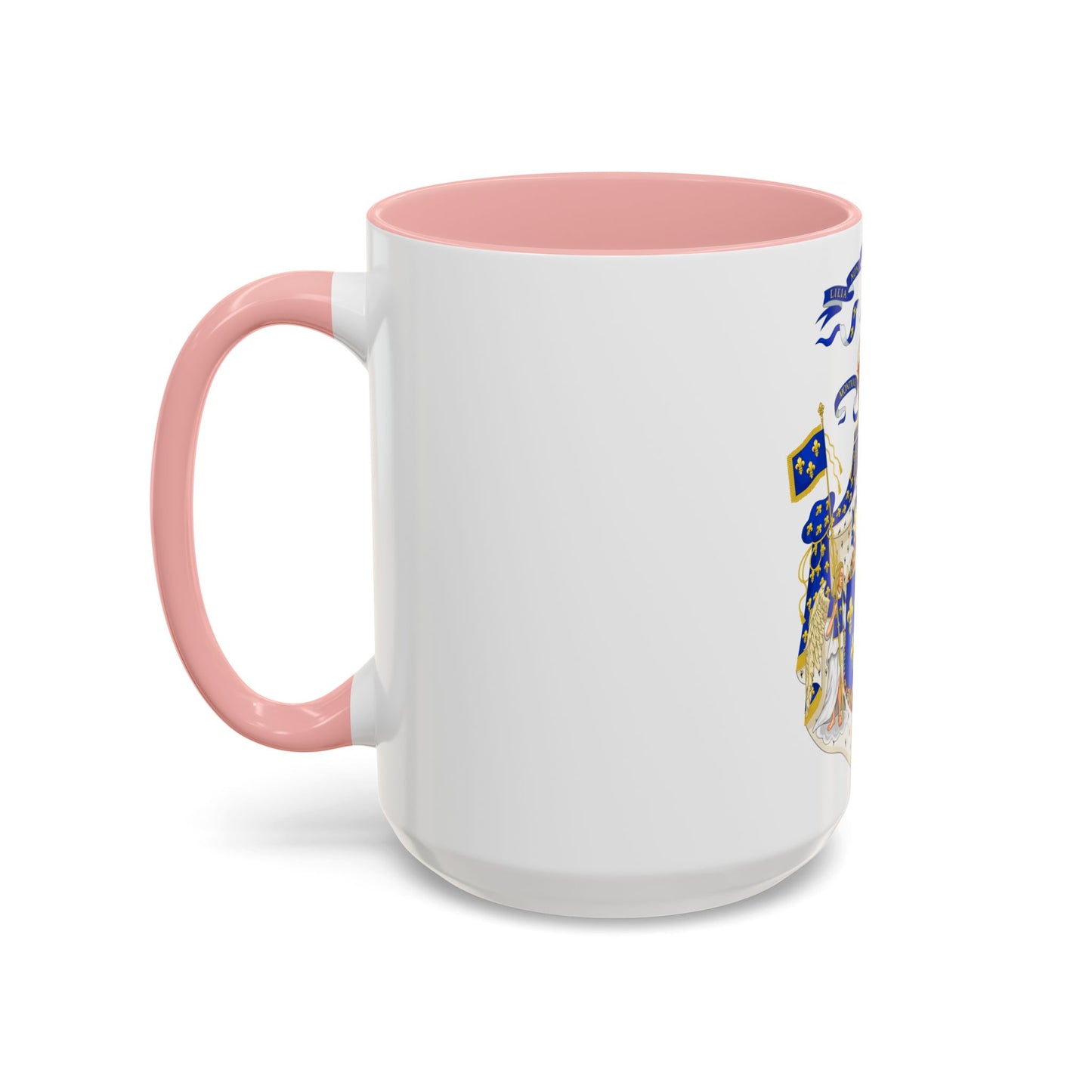 Grand Royal Coat of Arms of France & Navarre - Accent Coffee Mug