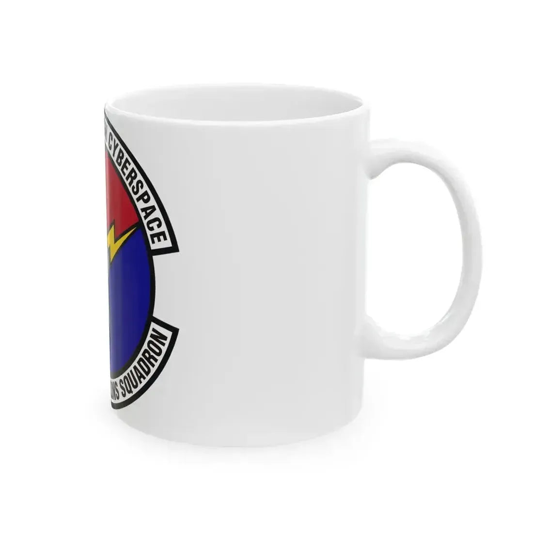 628th Communications Squadron (U.S. Air Force) White Coffee Mug - Go Mug Yourself