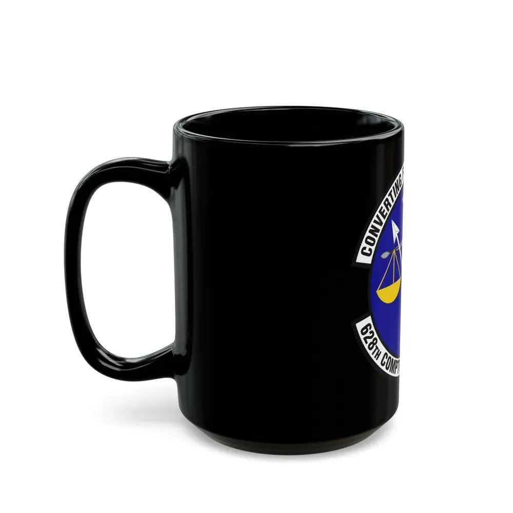 628th Comptroller Squadron (U.S. Air Force) Black Coffee Mug - Go Mug Yourself