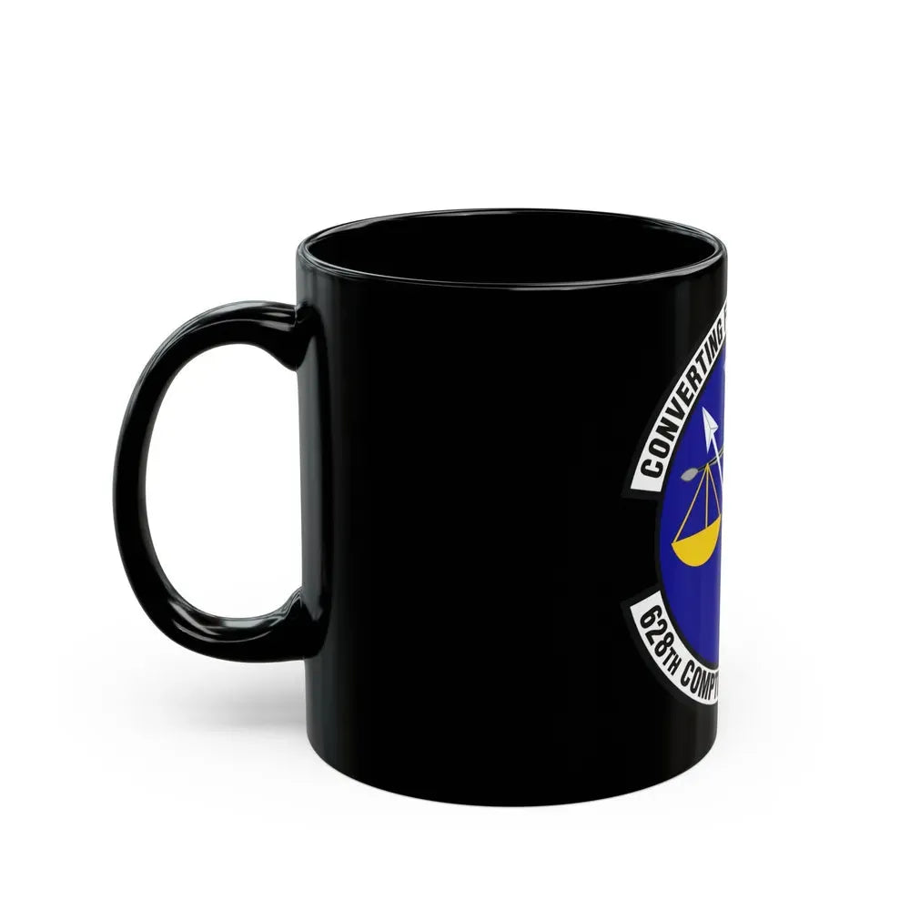 628th Comptroller Squadron (U.S. Air Force) Black Coffee Mug - Go Mug Yourself
