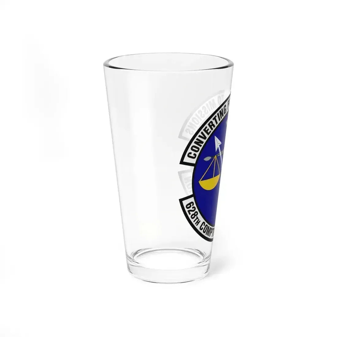 628th Comptroller Squadron (U.S. Air Force) Pint Glass 16oz - Go Mug Yourself