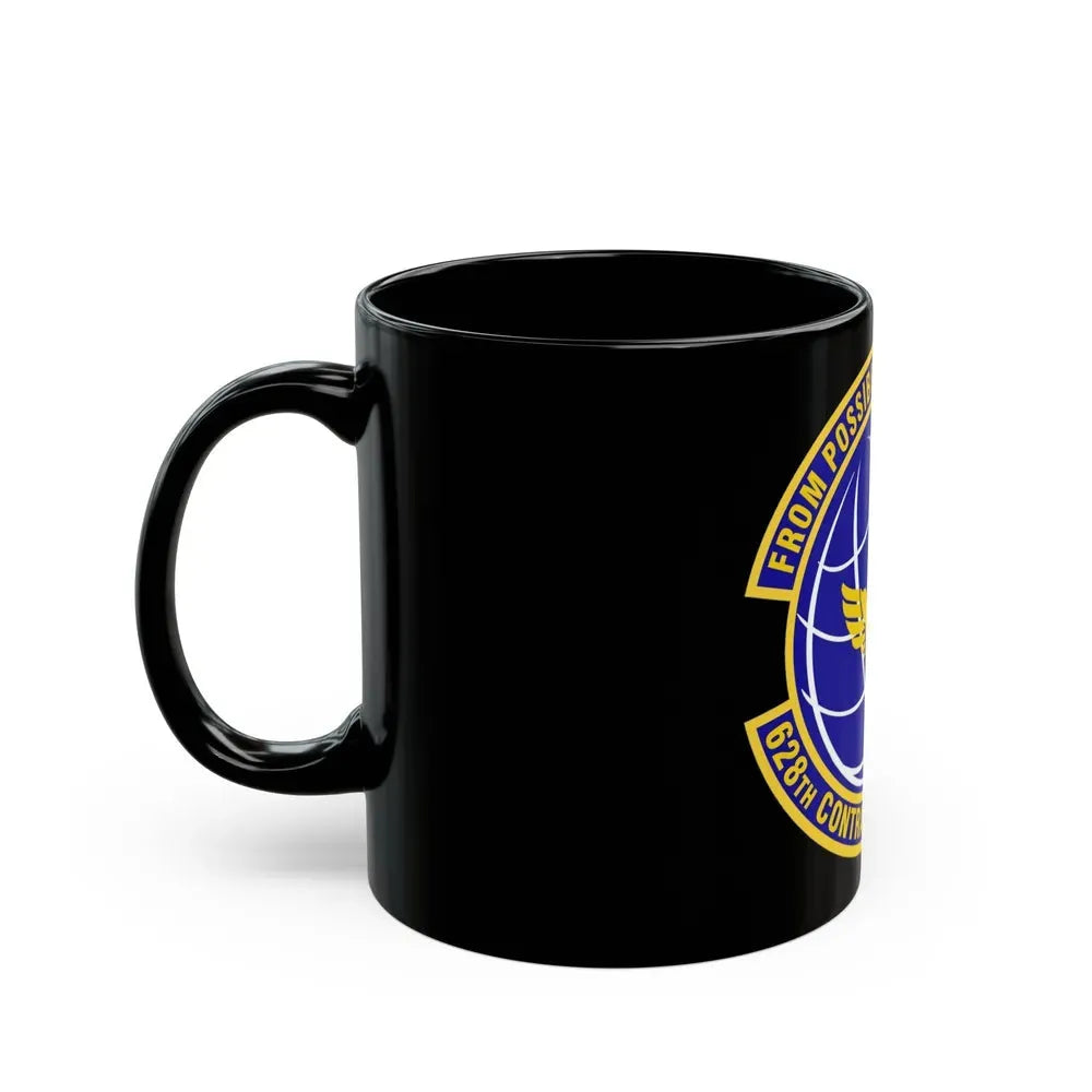 628th Contracting Squadron (U.S. Air Force) Black Coffee Mug - Go Mug Yourself