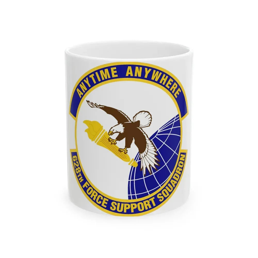 628th Force Support Squadron (U.S. Air Force) White Coffee Mug 11oz - Go Mug Yourself