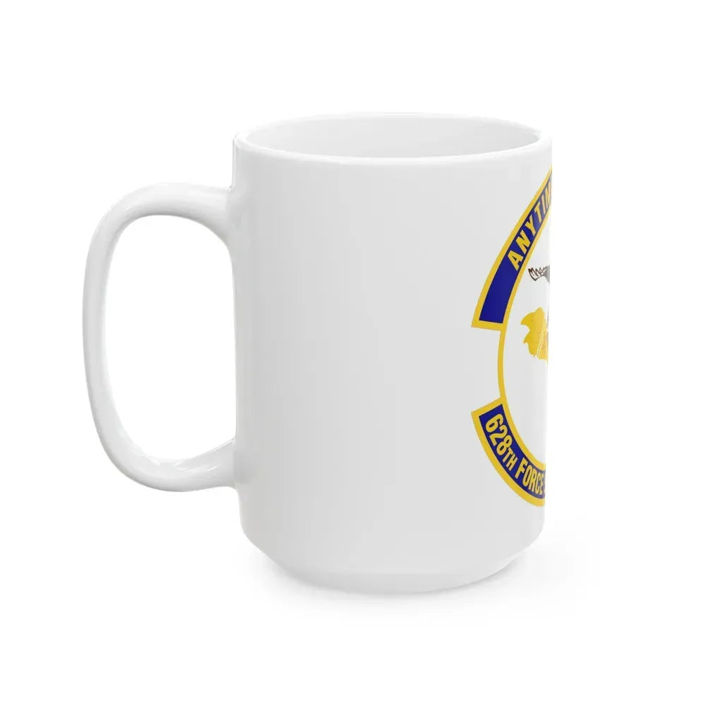 628th Force Support Squadron (U.S. Air Force) White Coffee Mug - Go Mug Yourself