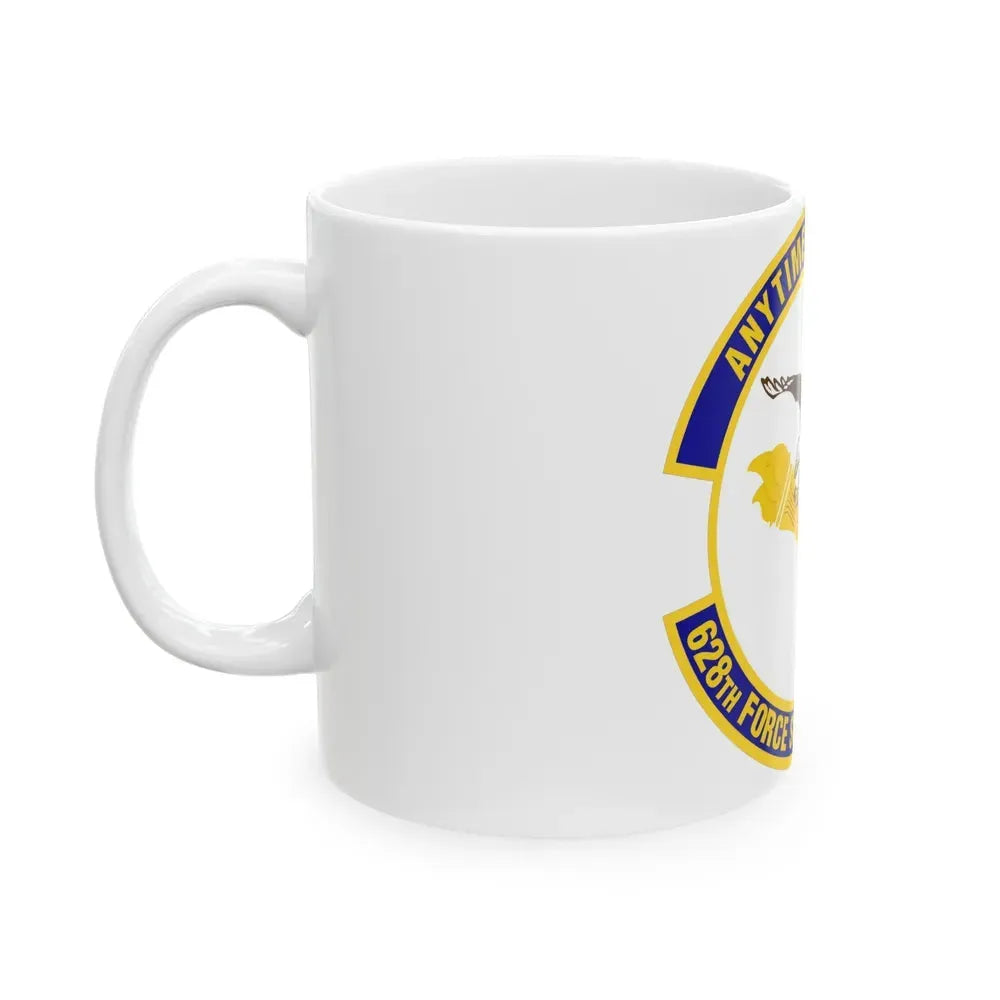 628th Force Support Squadron (U.S. Air Force) White Coffee Mug - Go Mug Yourself