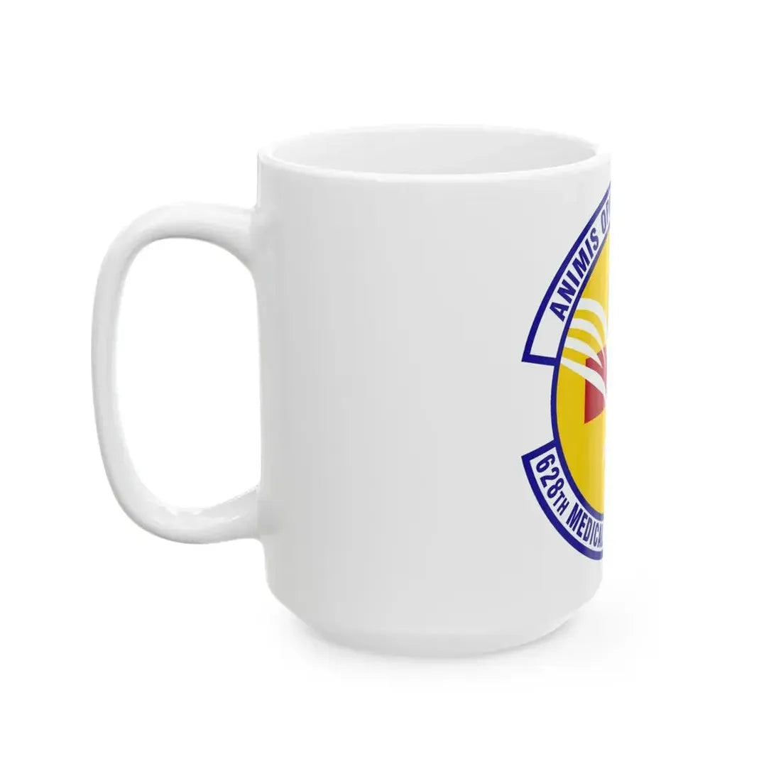 628th Medical Support Squadron (U.S. Air Force) White Coffee Mug - Go Mug Yourself