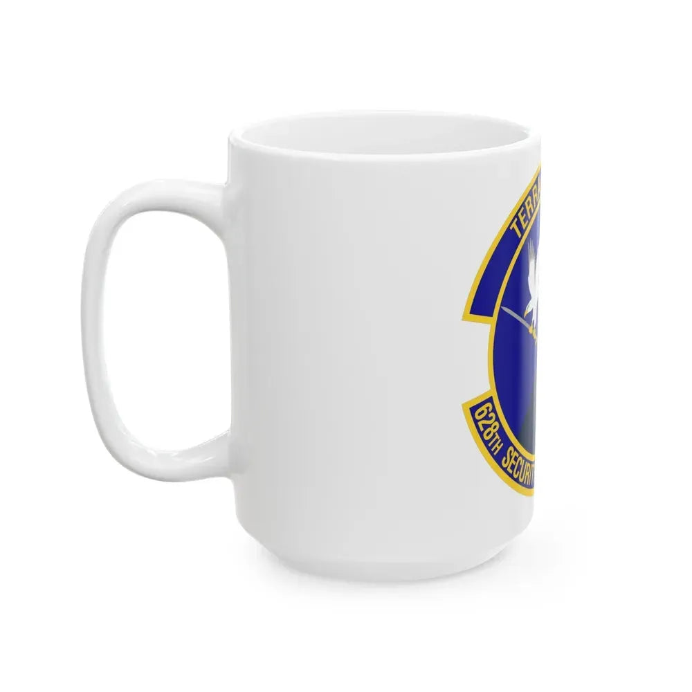 628th Security Forces Squadron (U.S. Air Force) White Coffee Mug - Go Mug Yourself