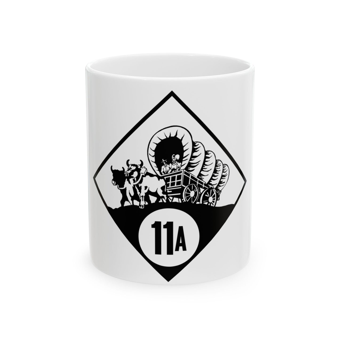 N-11A 1926 (Nebraska) (Road Sign) White Coffee Mug