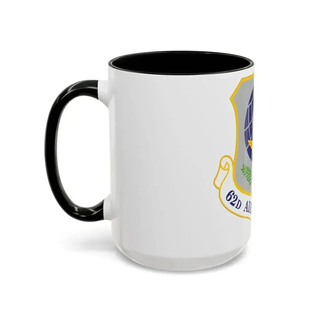 62d Airlift Wing (U.S. Air Force) Accent Coffee Mug - Go Mug Yourself