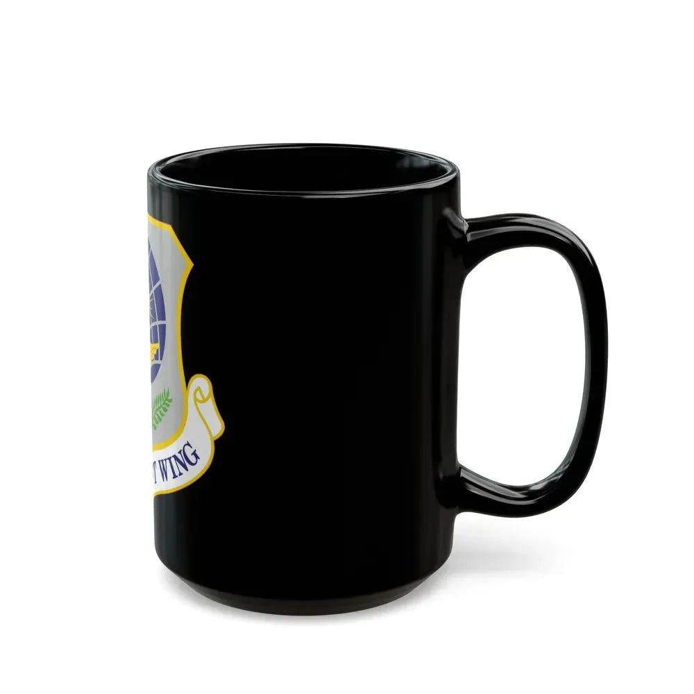 62d Airlift Wing (U.S. Air Force) Black Coffee Mug - Go Mug Yourself