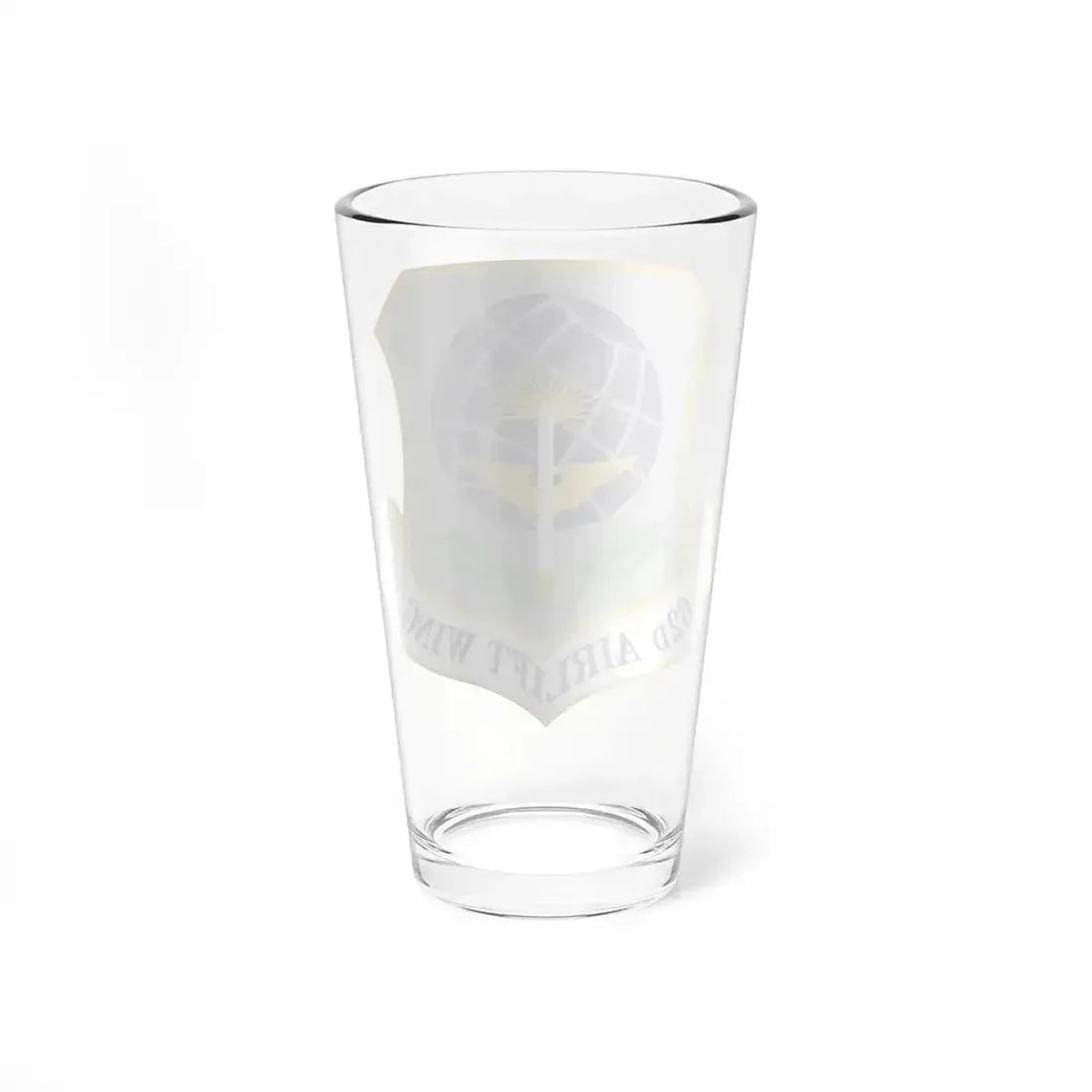 62d Airlift Wing (U.S. Air Force) Pint Glass 16oz - Go Mug Yourself