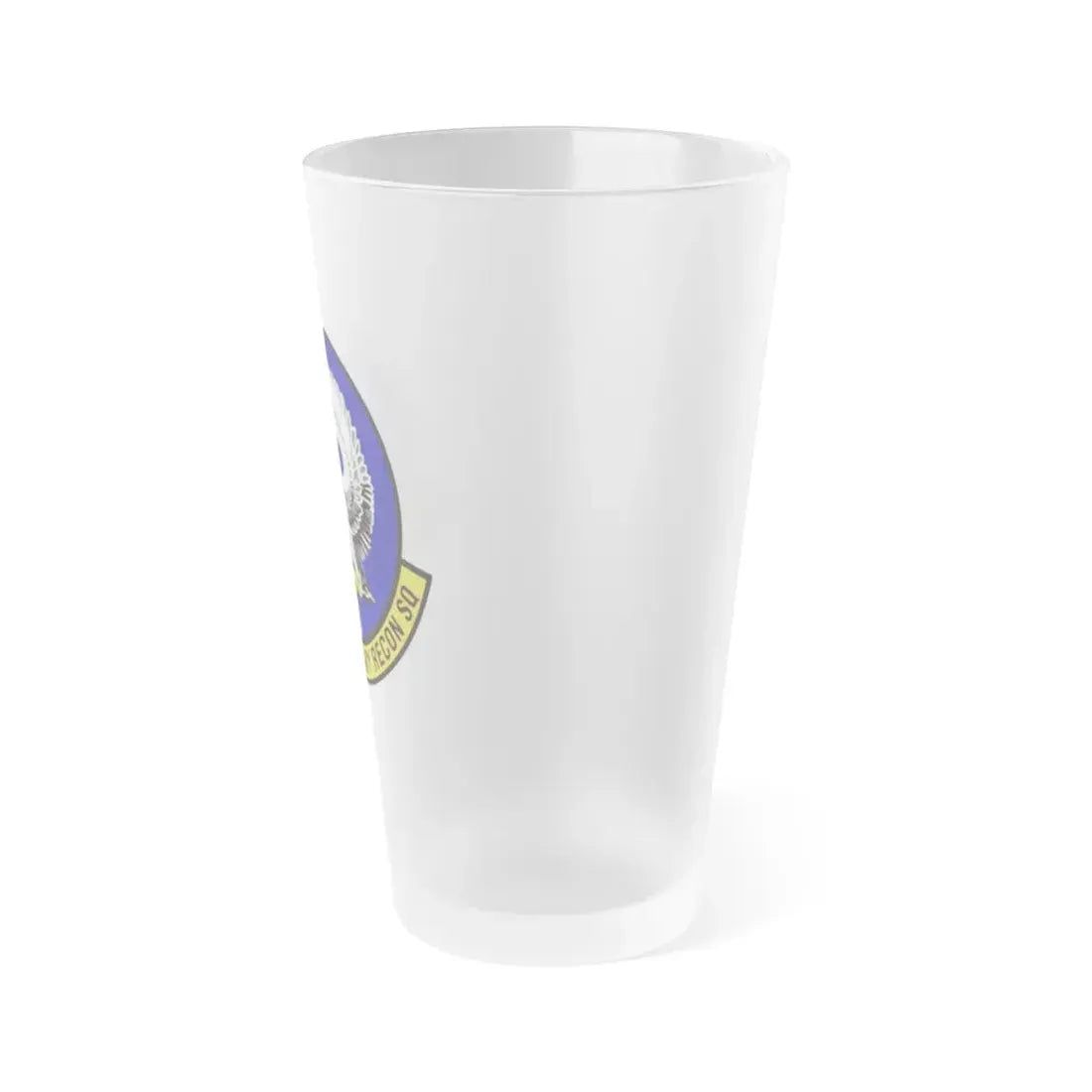 62d Expeditionary Reconnaissance Squadron (U.S. Air Force) Frosted Pint Glass 16oz - Go Mug Yourself