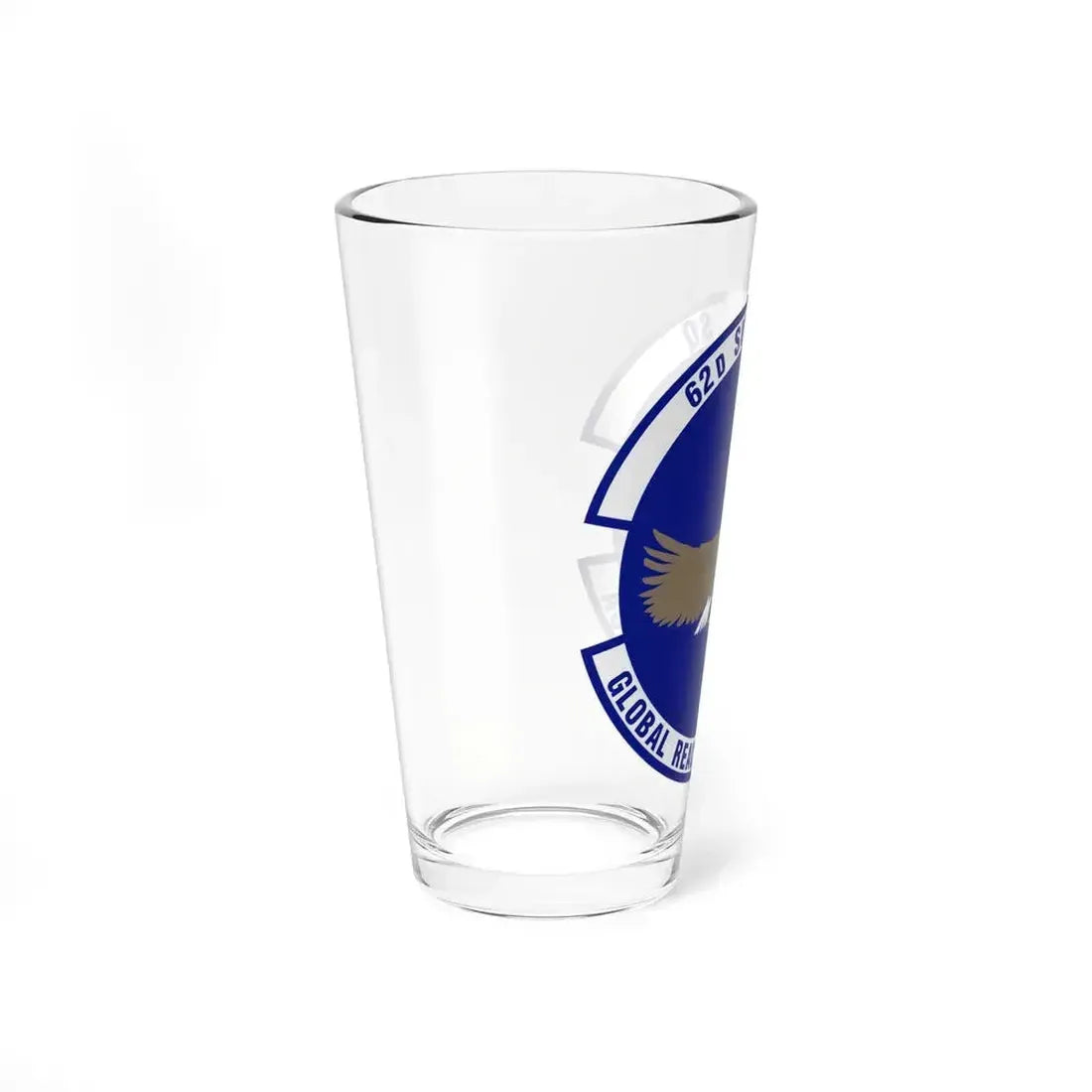 62d Supply Squadron (U.S. Air Force) Pint Glass 16oz - Go Mug Yourself