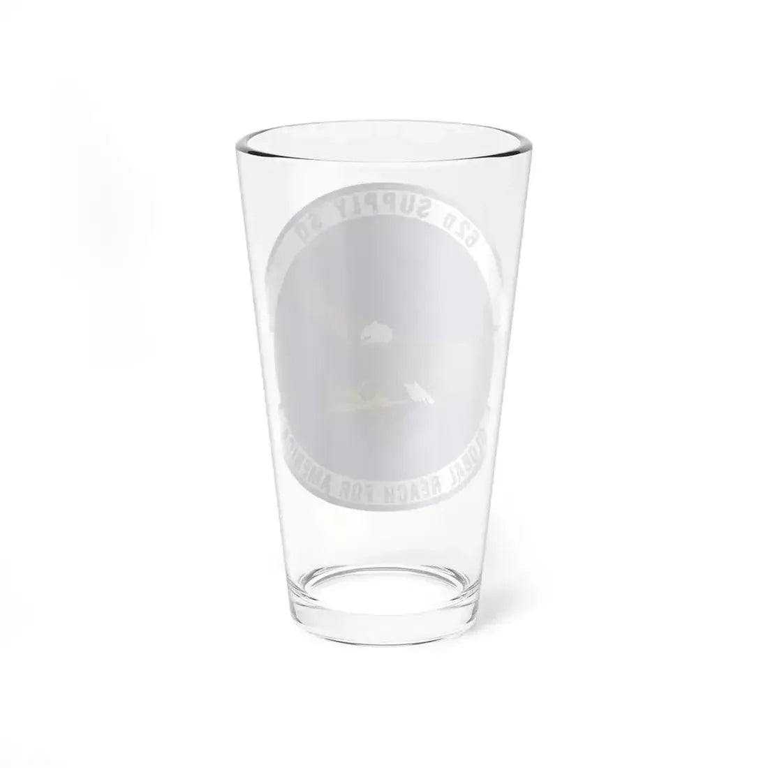 62d Supply Squadron (U.S. Air Force) Pint Glass 16oz - Go Mug Yourself