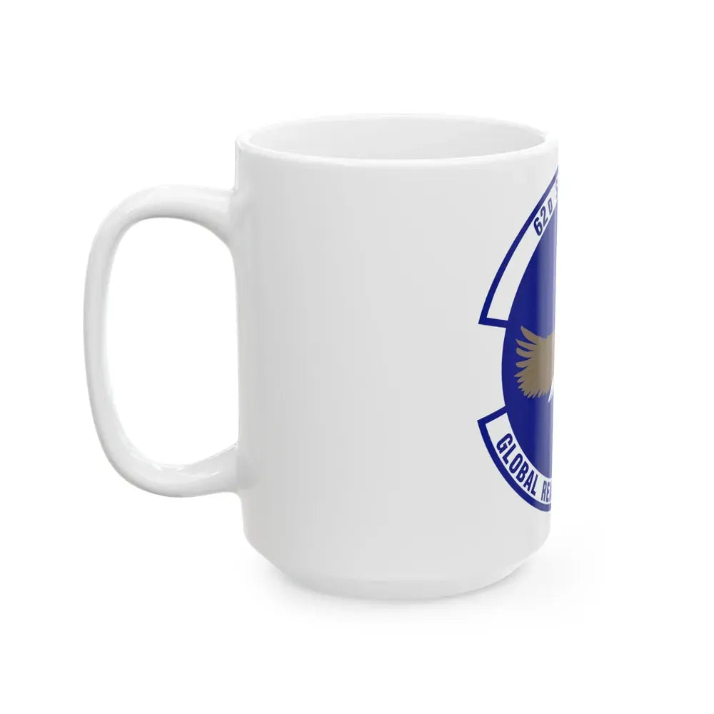 62d Supply Squadron (U.S. Air Force) White Coffee Mug - Go Mug Yourself