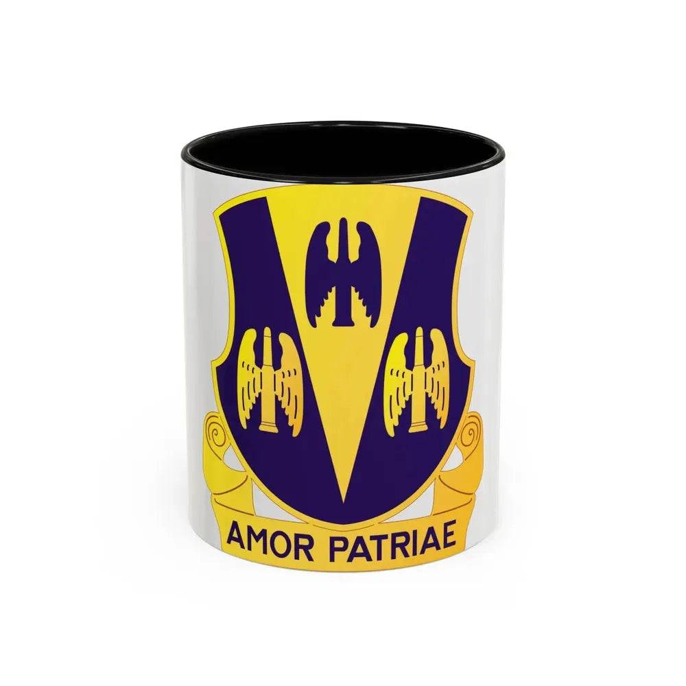 63 Antiaircraft Artillery Battalion (U.S. Army) Accent Coffee Mug 11oz Black - Go Mug Yourself