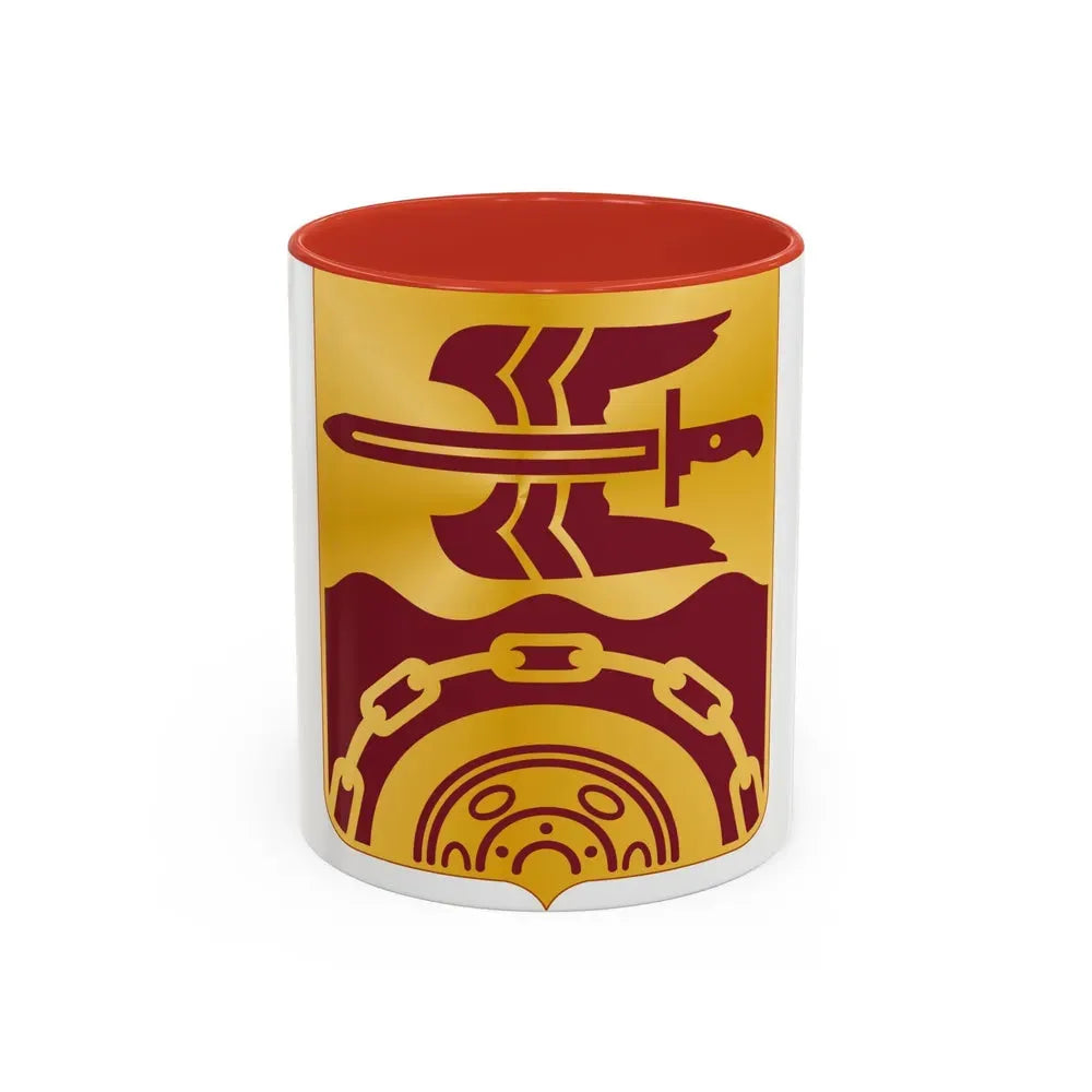 63 Transportation Battalion (U.S. Army) Accent Coffee Mug 11oz Red - Go Mug Yourself