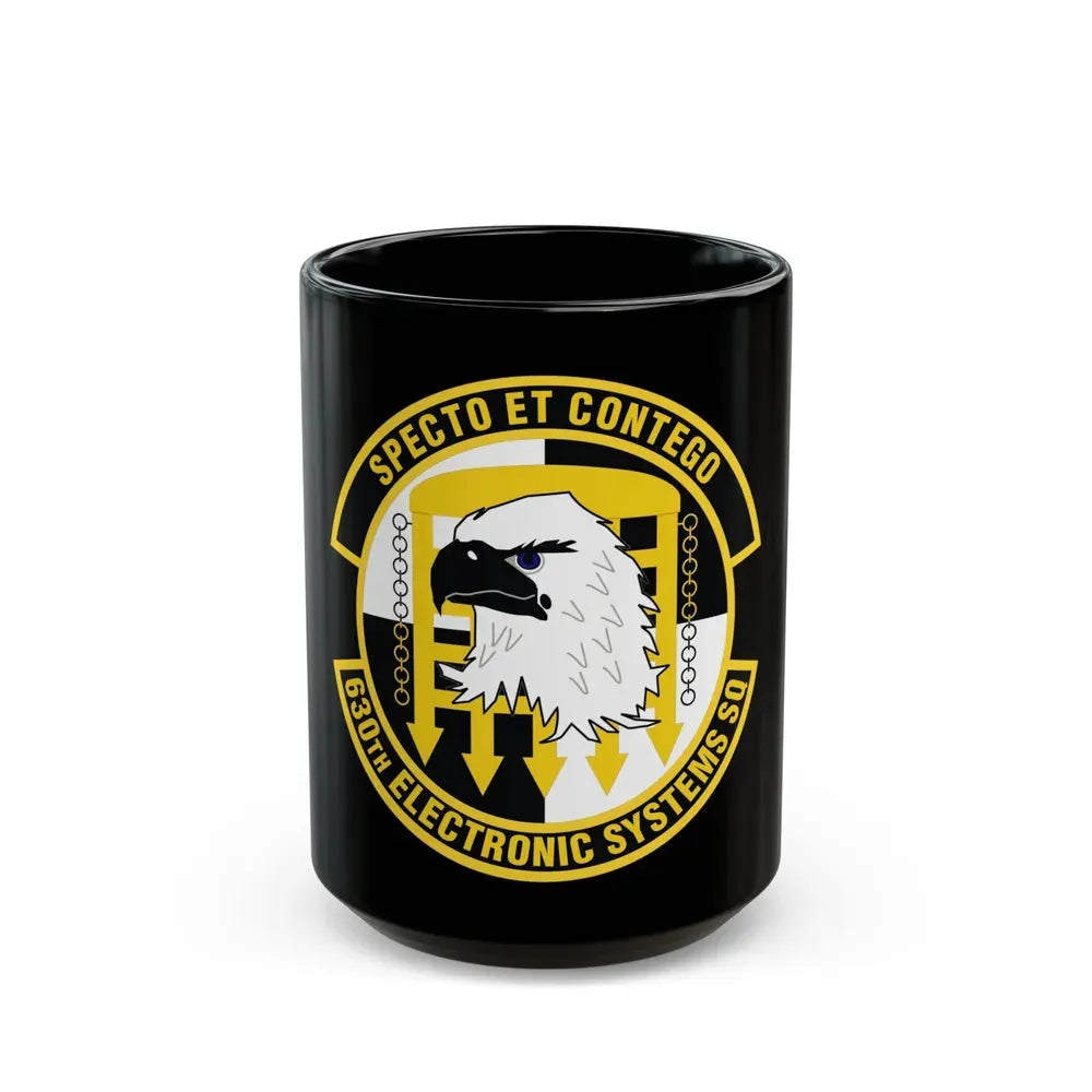 630th Electronic Systems Squadron (U.S. Air Force) Black Coffee Mug 15oz - Go Mug Yourself