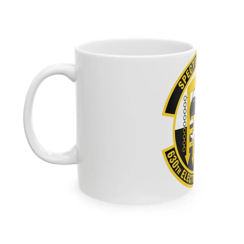 630th Electronic Systems Squadron (U.S. Air Force) White Coffee Mug - Go Mug Yourself